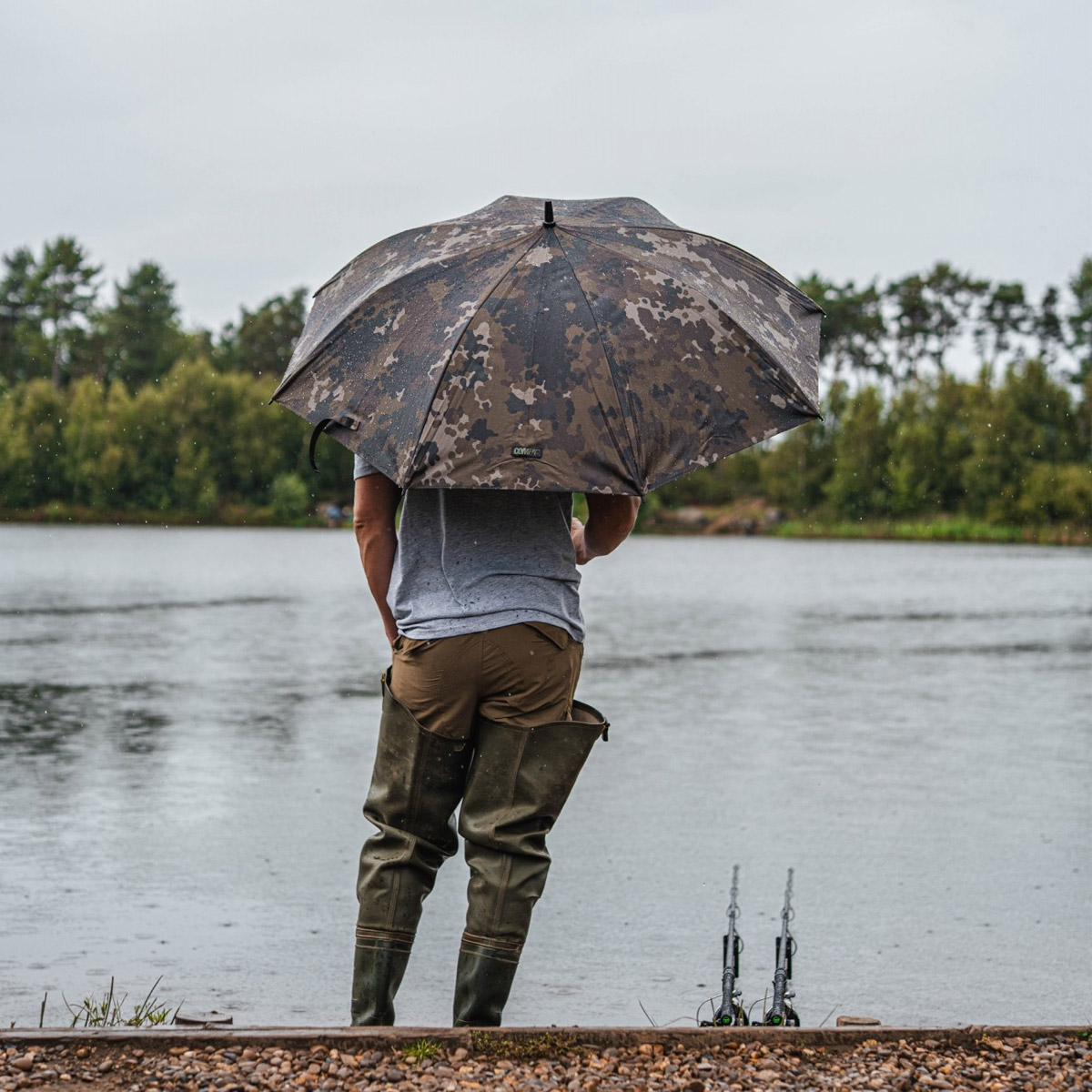 Korda Compac Umbrella Dark Kamo
