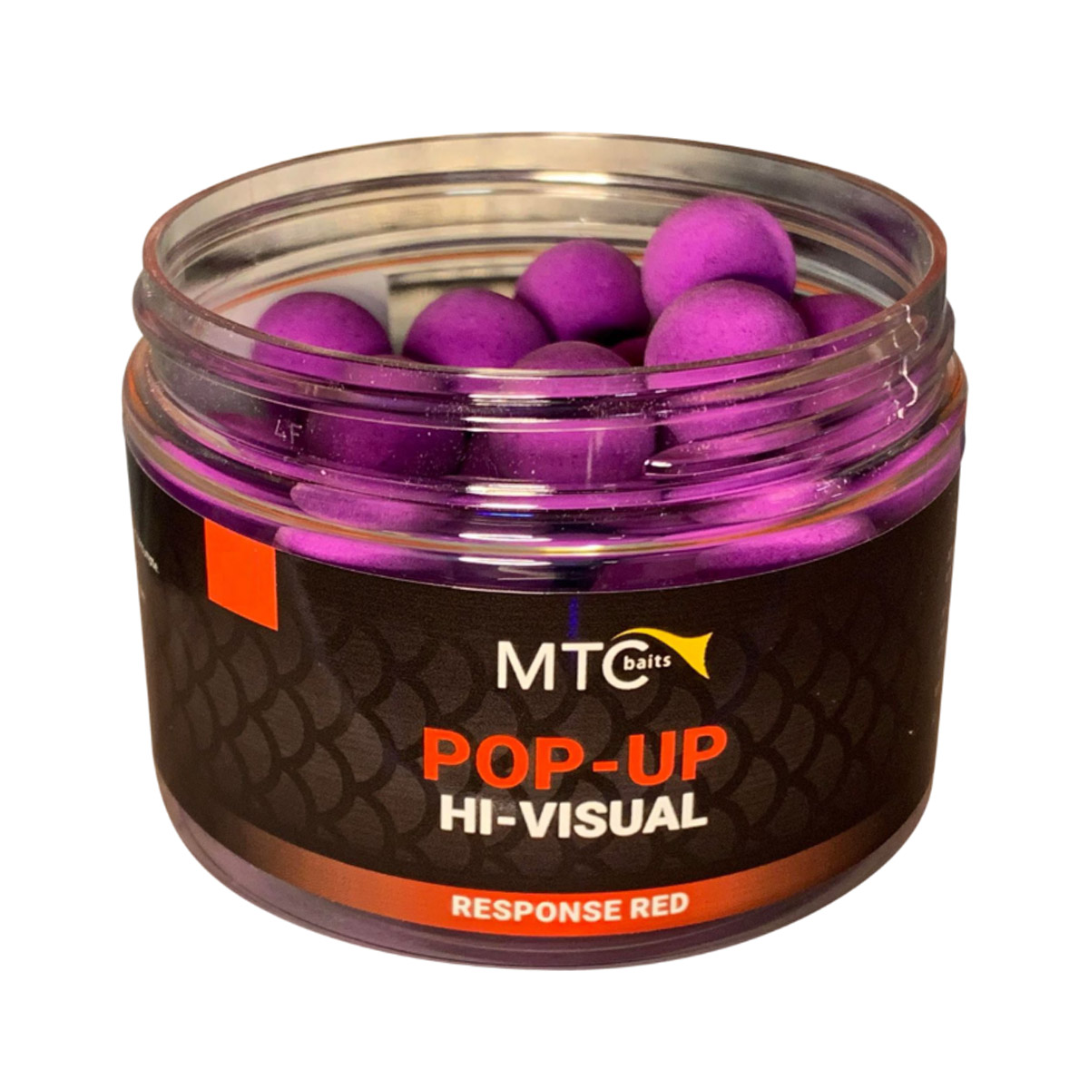 MTC Baits Pop-Up Hi-Visual Response Red 14 MM