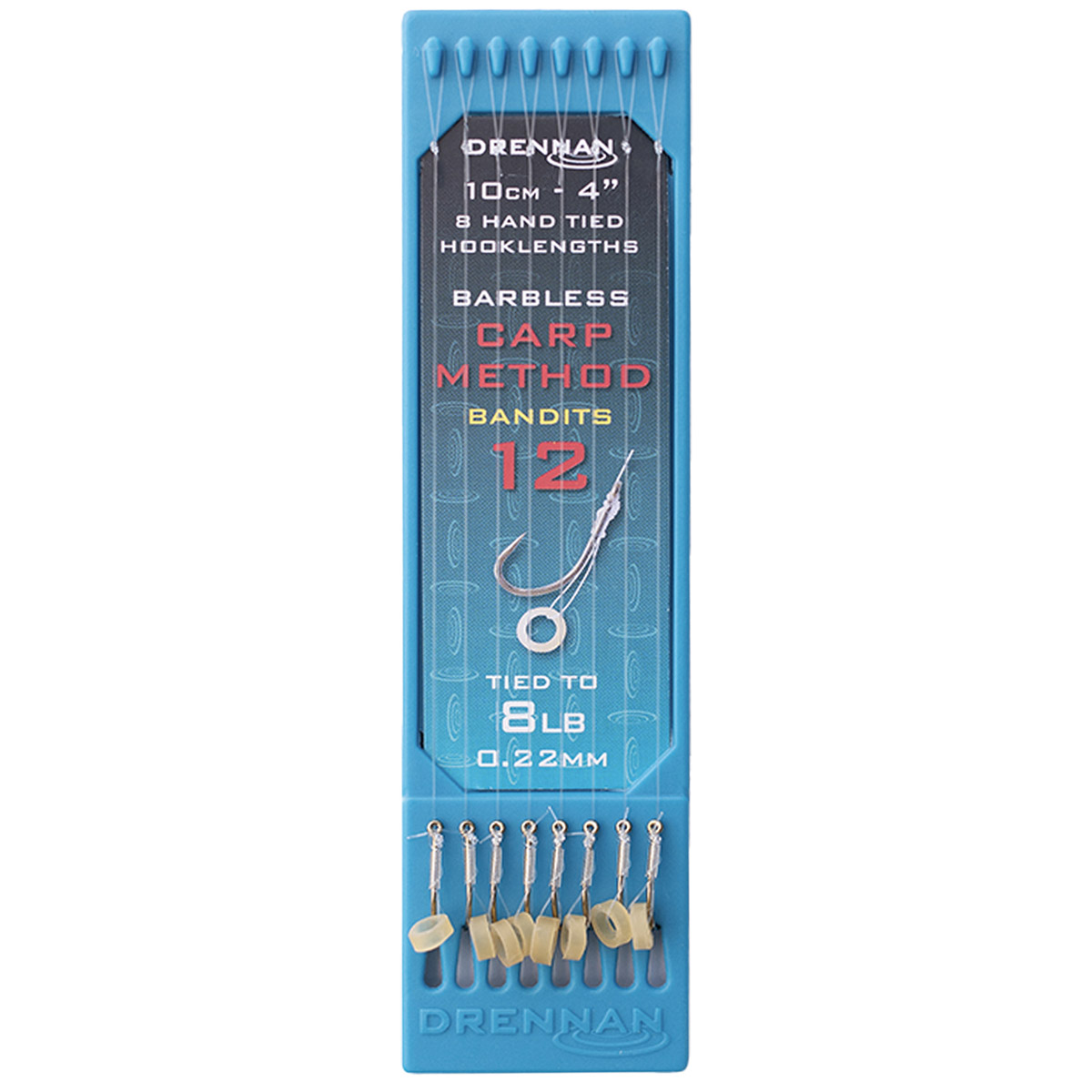 Drennan Hooklength Plate Barbless Carp Method Bandits