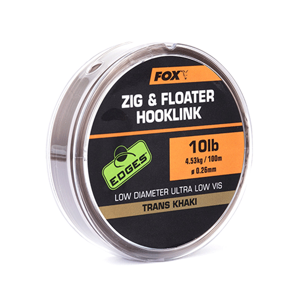 Fox Edges Zig & Floater Hooklink Trans Khaki