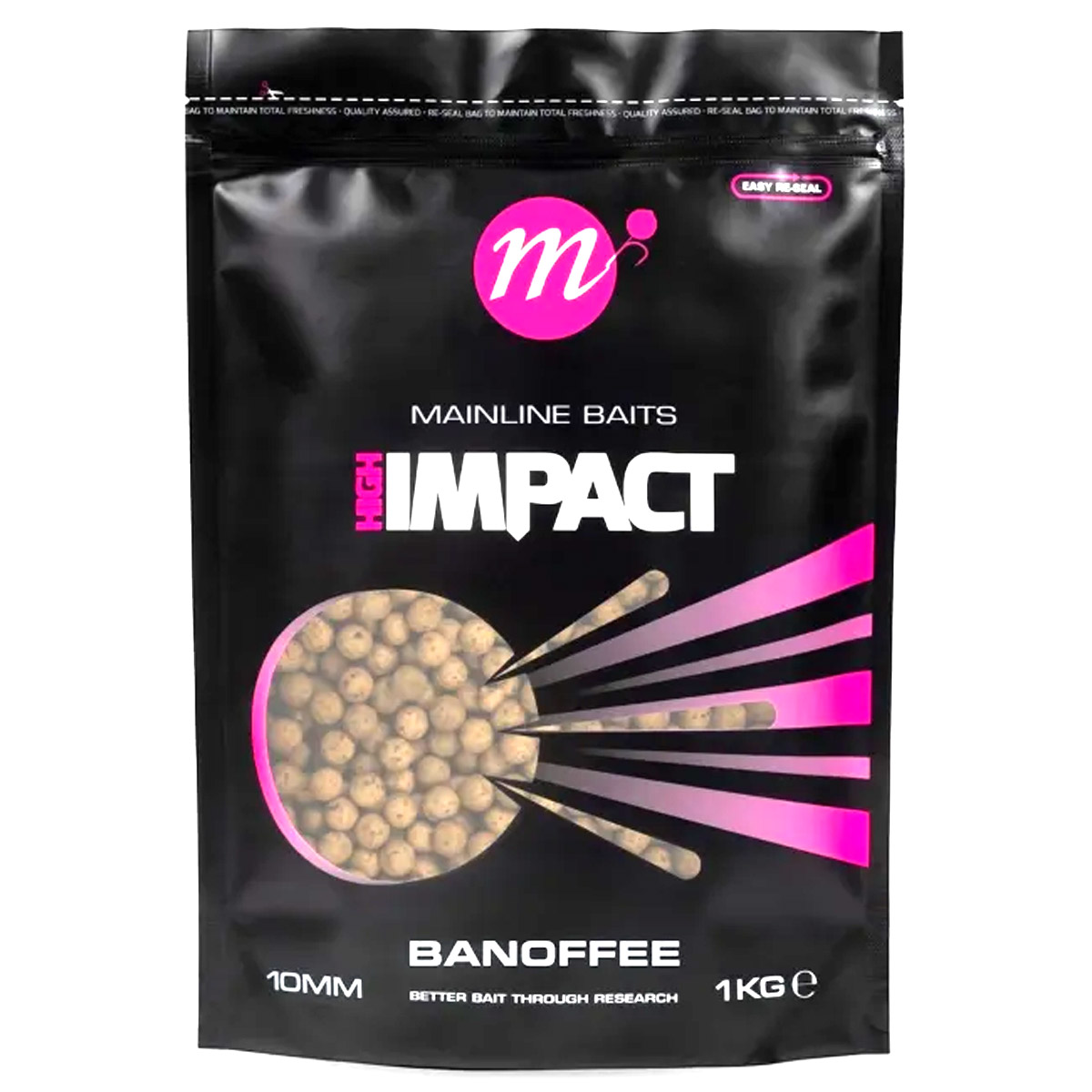 Mainline Hi Impact Boilies Banoffee 1KG 10mm