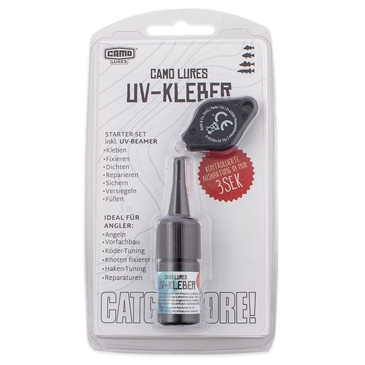 Camo Lures UV-Adhesive With UV Beamer