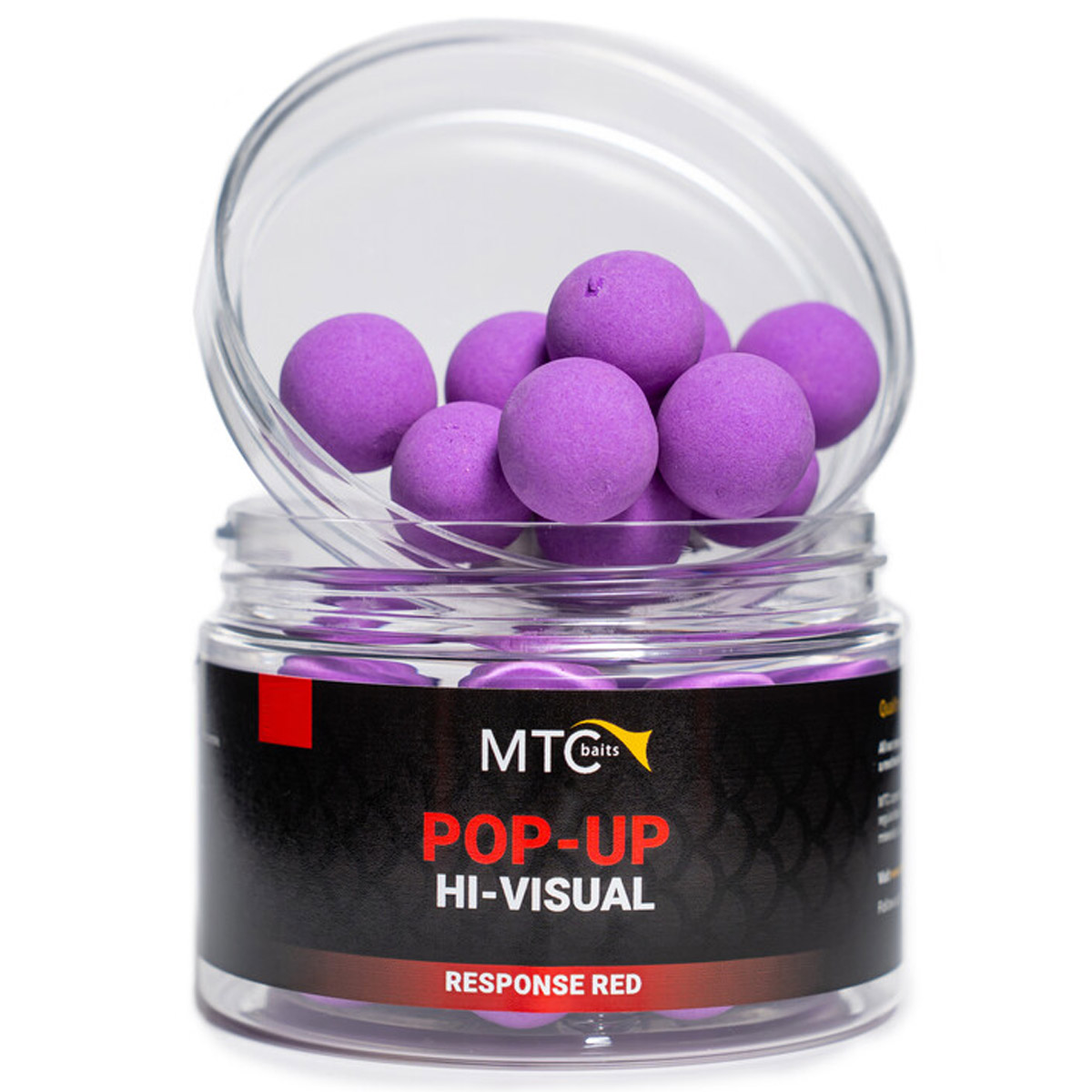 MTC Baits Pop-Up Hi-Visual Response Red 18 MM