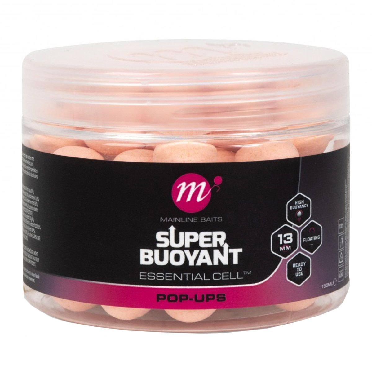 Mainline Super Buoyant Pop-Ups Pink 13 MM