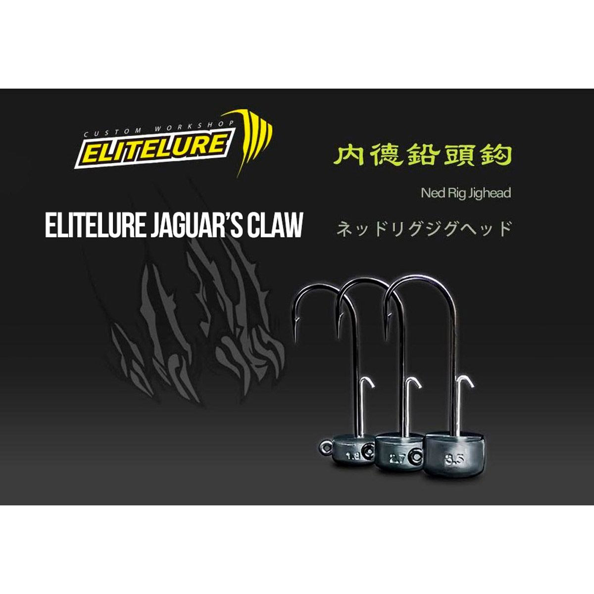 Elitelure Ned Rig Jighead Haakmaat 1/0 