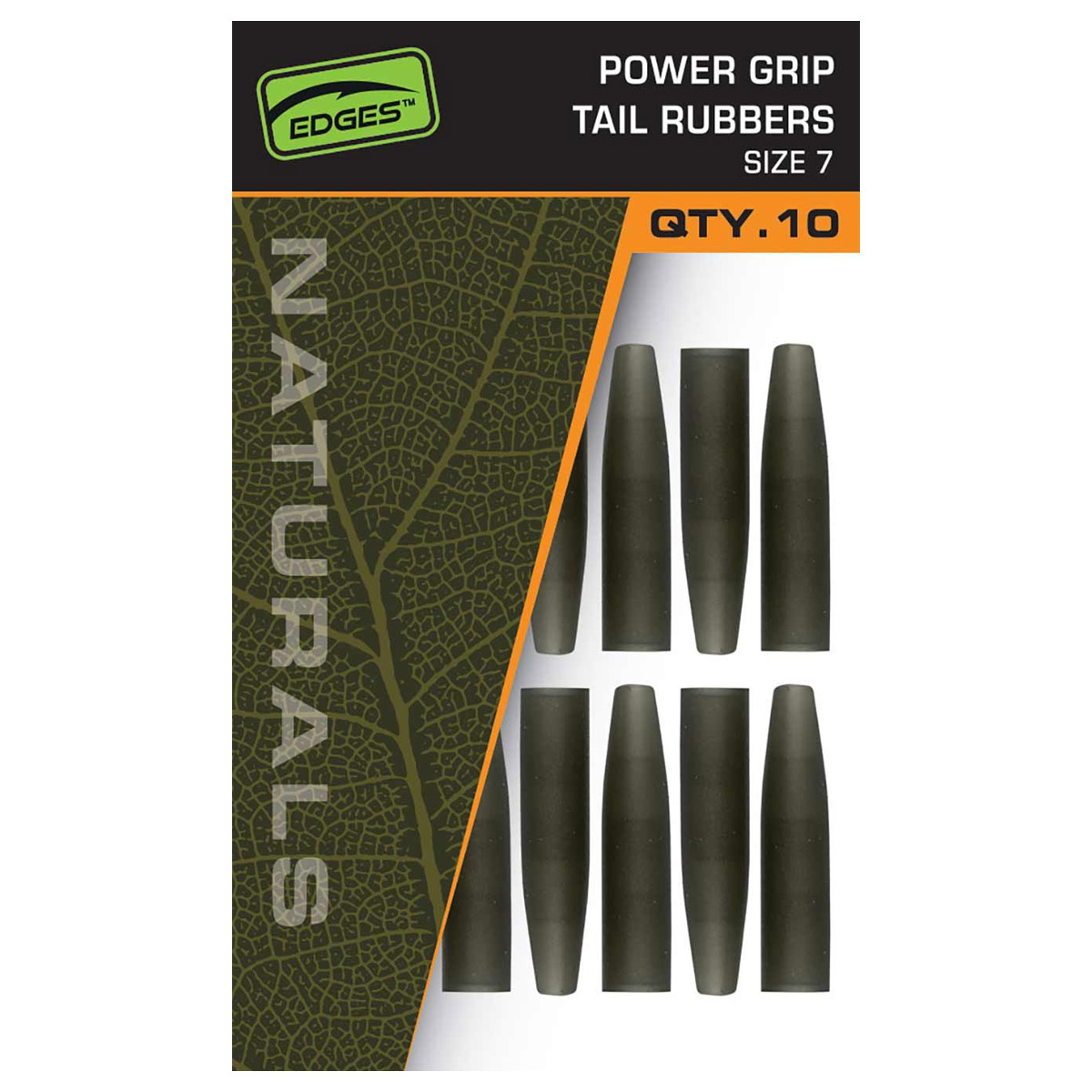 Fox Edges™ Naturals Power Grip Tail Rubbers Size 7