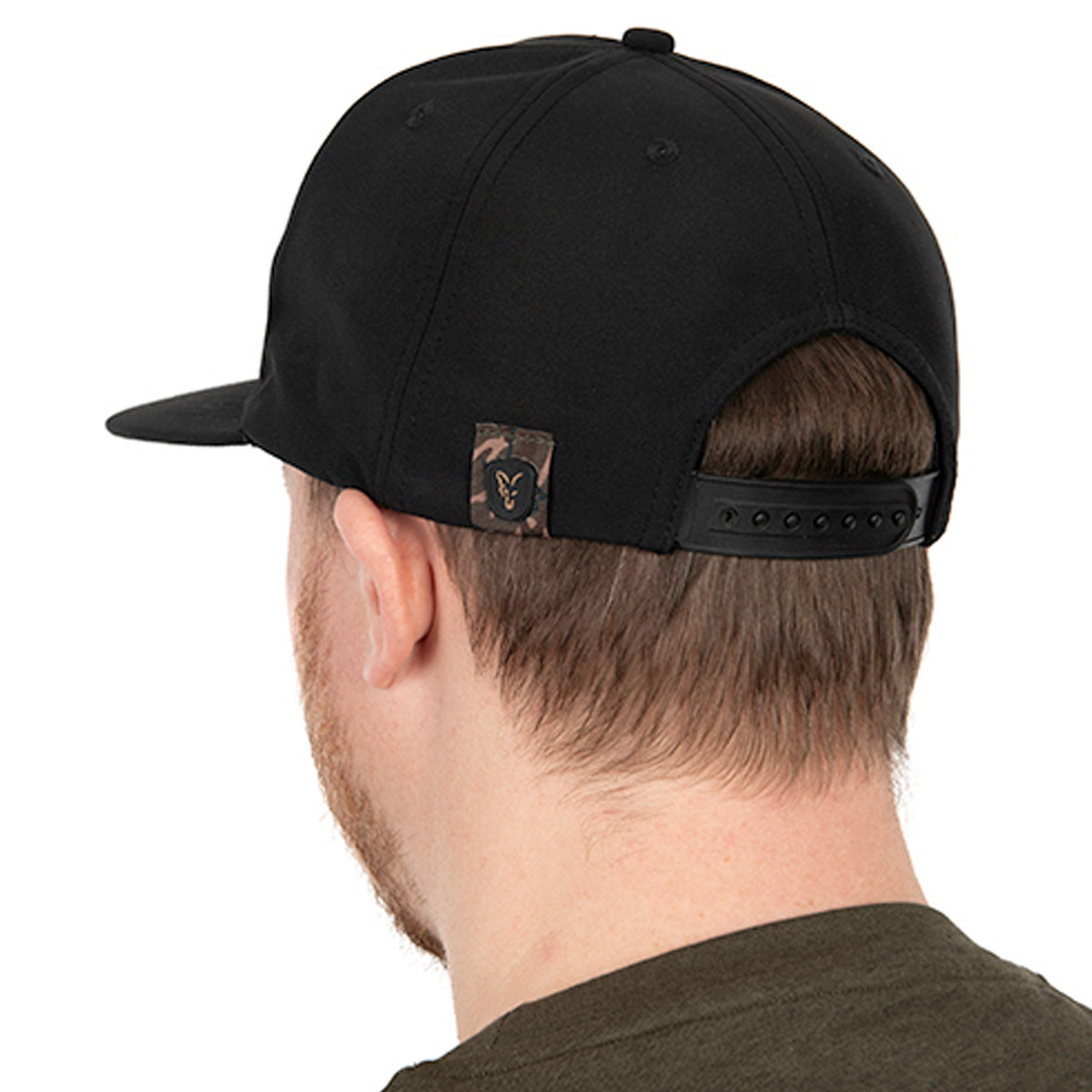 Fox Black Camo Snapback Hat