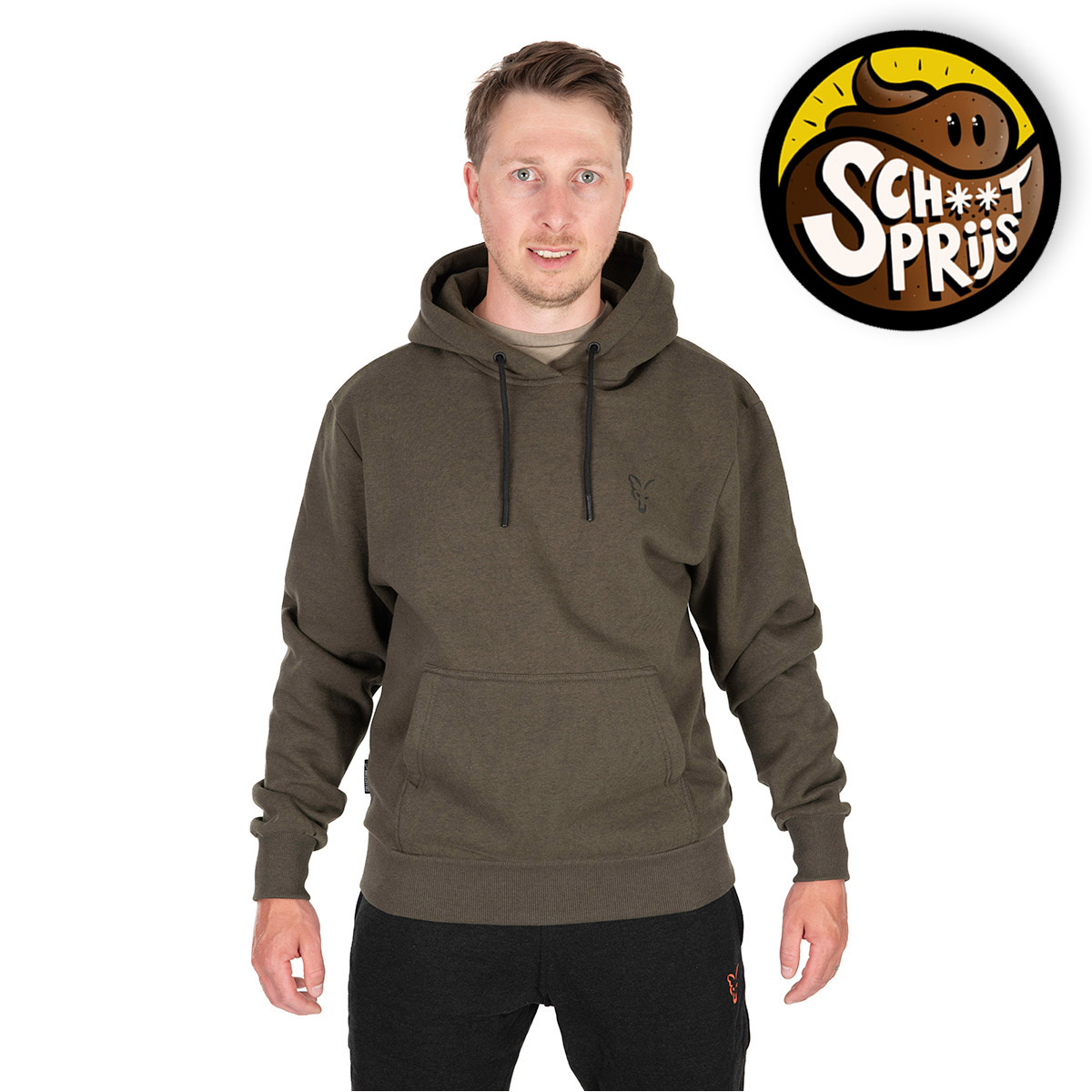 Fox Collection  Hoody Green & Black