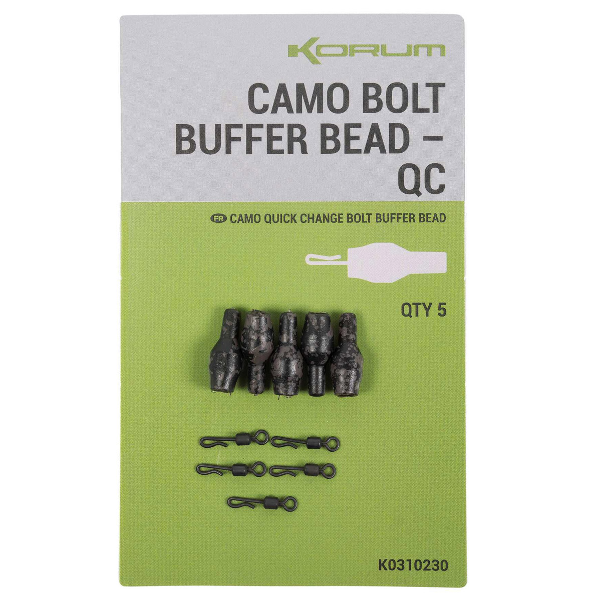 Korum Camo Bolt Buffer Bead Quick Change