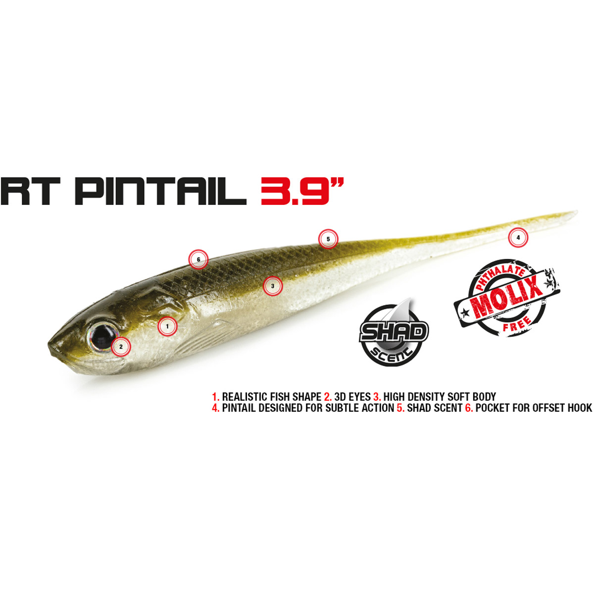 Molix RT Pintail 3,9 inch 