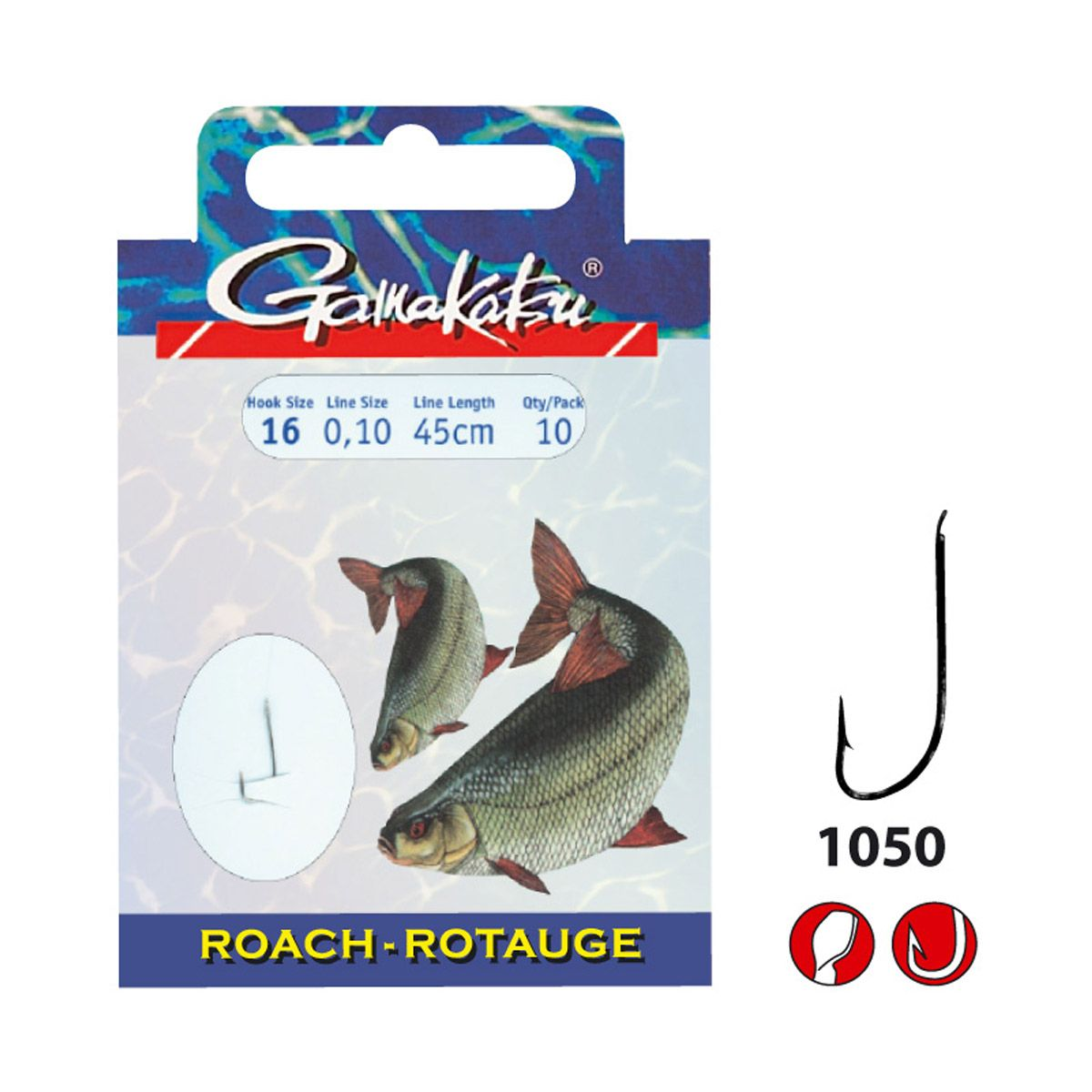 Gamakatsu Hakenboekje BKS 1050 Nikkel 45 cm