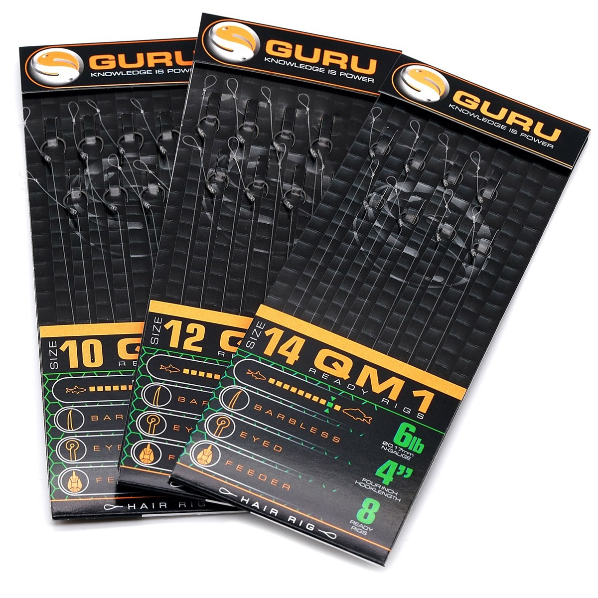 Guru QM1 Standard Hair Rig 4" 