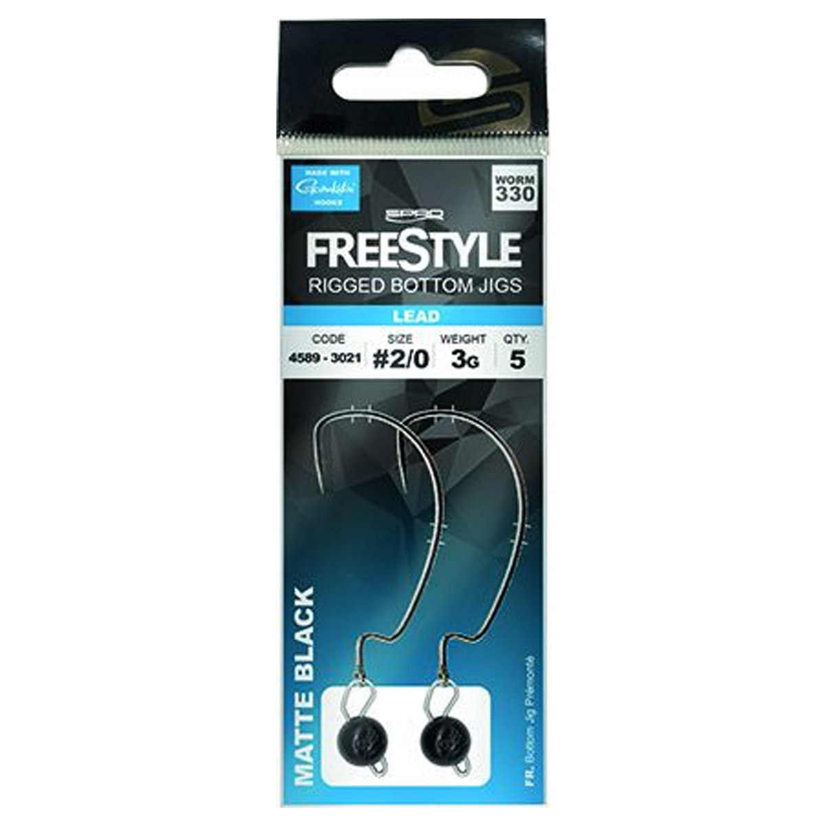 Spro Freestyle Rigged Bottom Jig Black 3/0