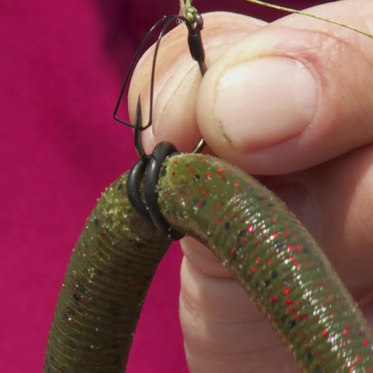 X Zone Wacky Rigging O-Rings Red 3" en 4" 