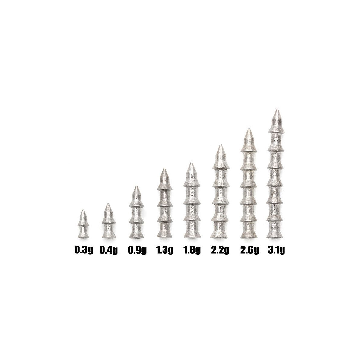 Camo Tackle Tungsten Nail Sinkers