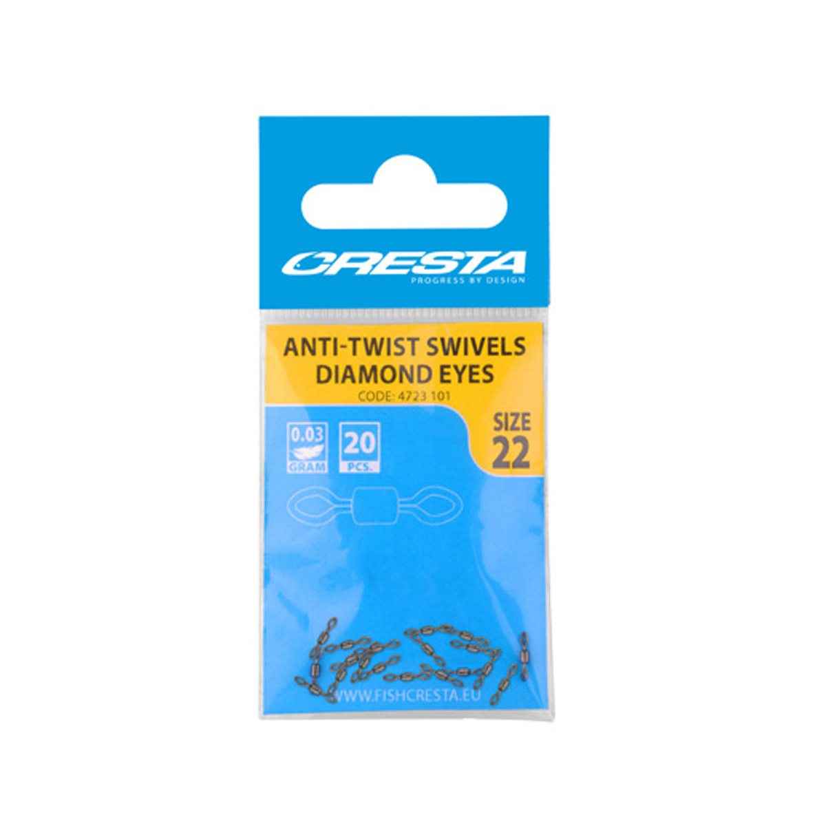 Spro Cresta Rolling Swivel Combi Eyes