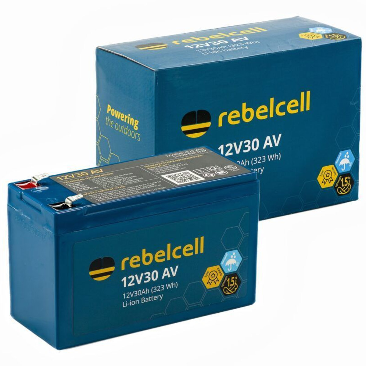 Rebelcell 12V30 AV Lithium Accu