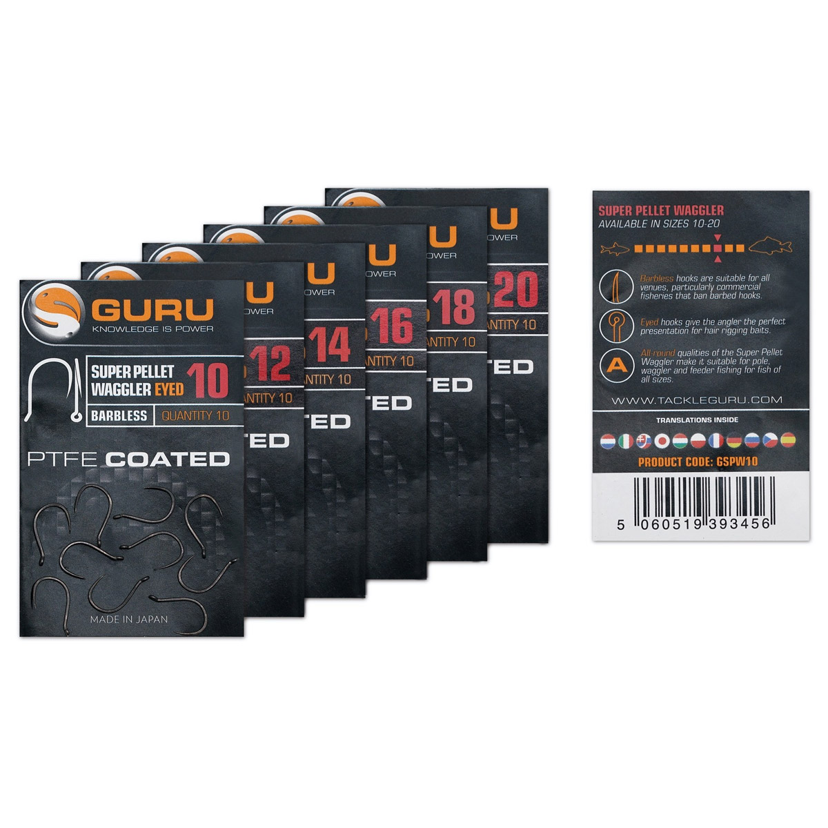 Hameçons Guru Super Pellet Waggler - À œil