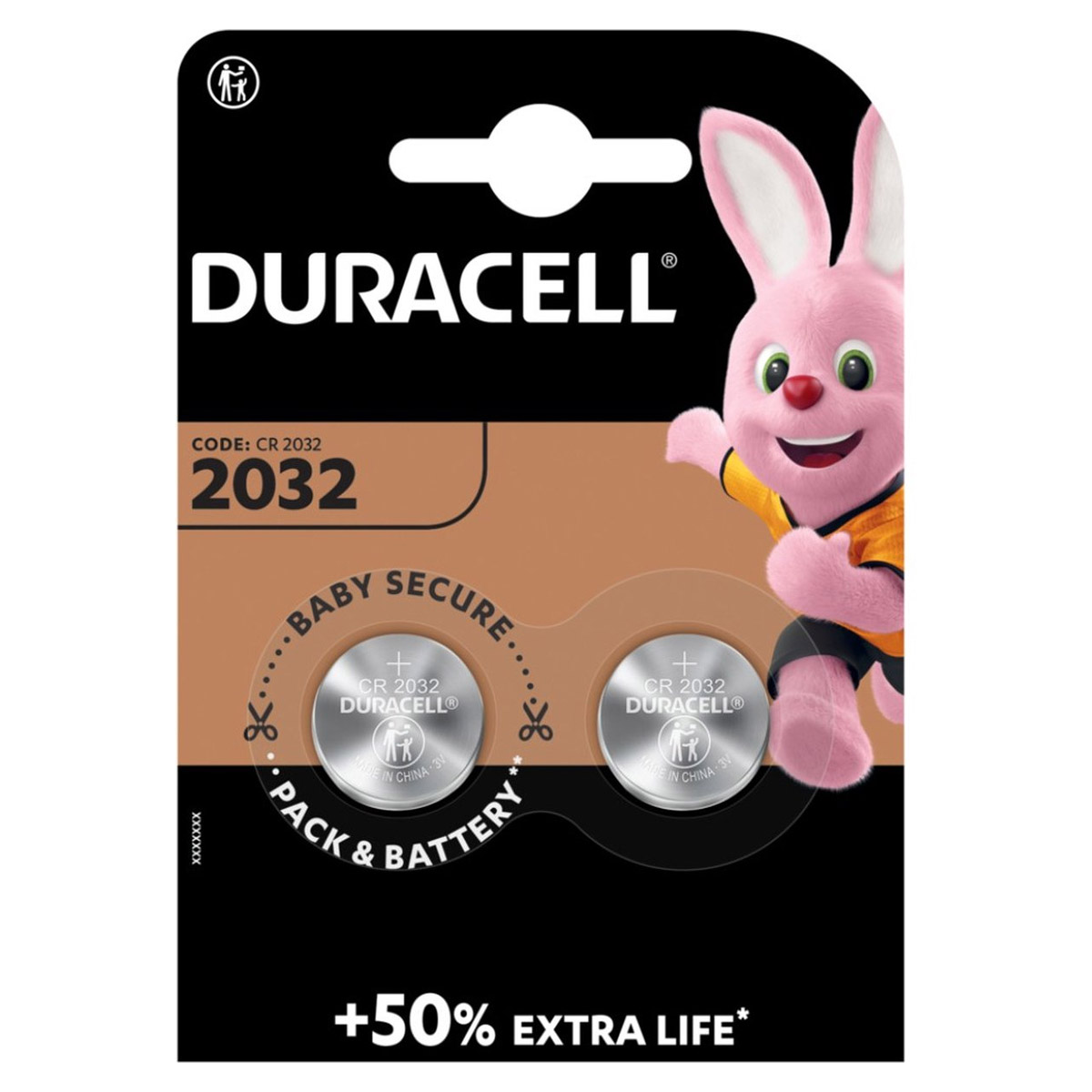 Duracell CR2032 3V Batterij