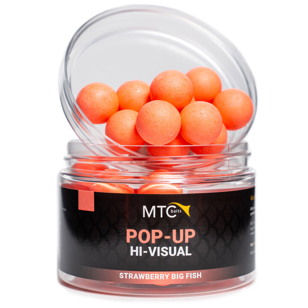 MTC Baits Pop-Up Hi-Visual Strawberry Big Fish 18 MM
