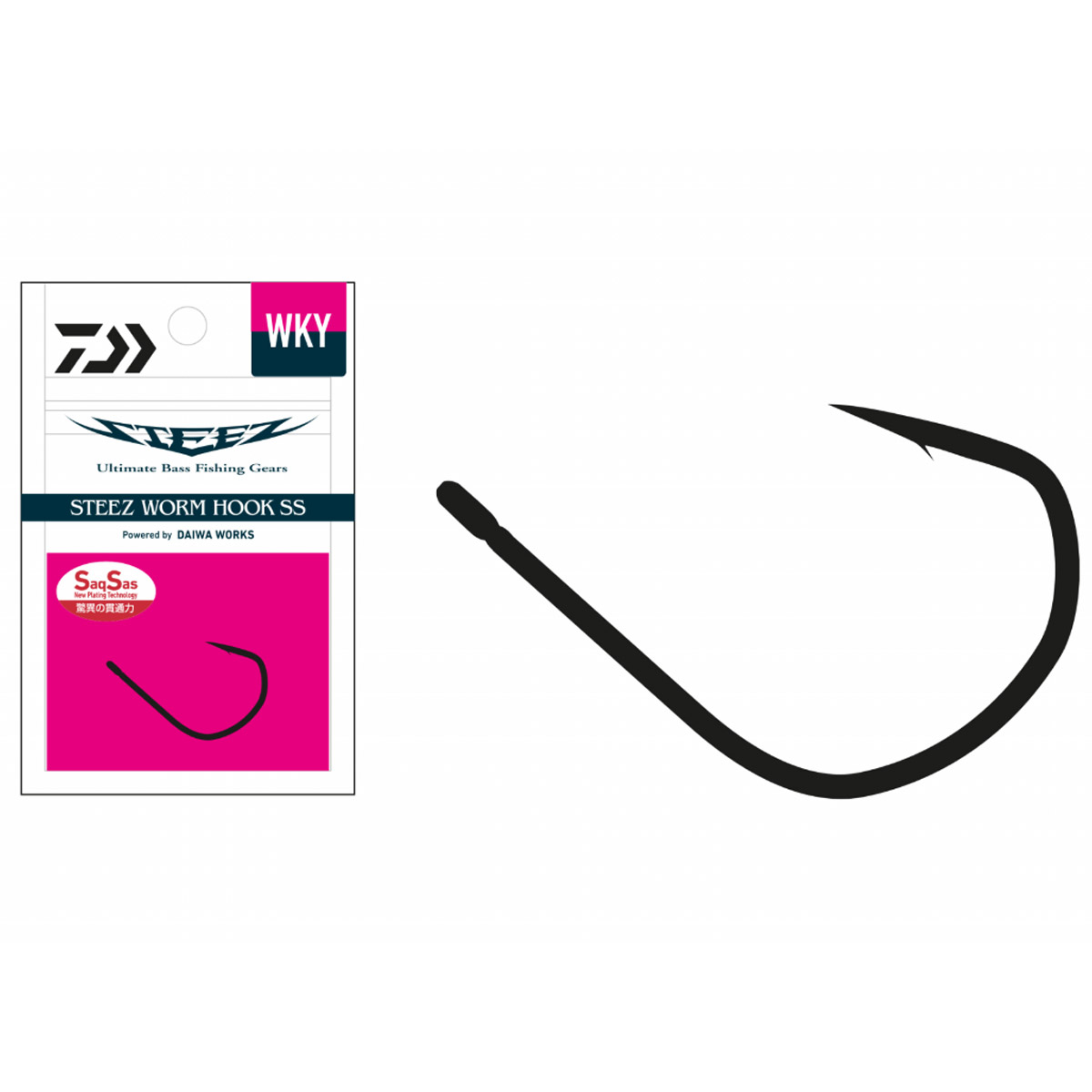 Daiwa Steez Worm - Wacky Single Hook