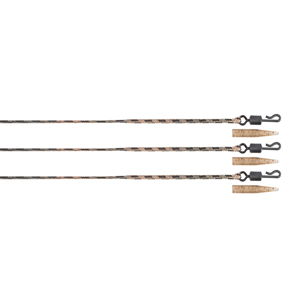 Fox Edges Camo Heli-Clip Rigs 50lb Leadcore 3pcs
