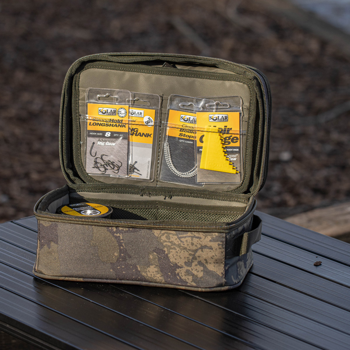 Solar Undercover Camo Multi Pouch Compact