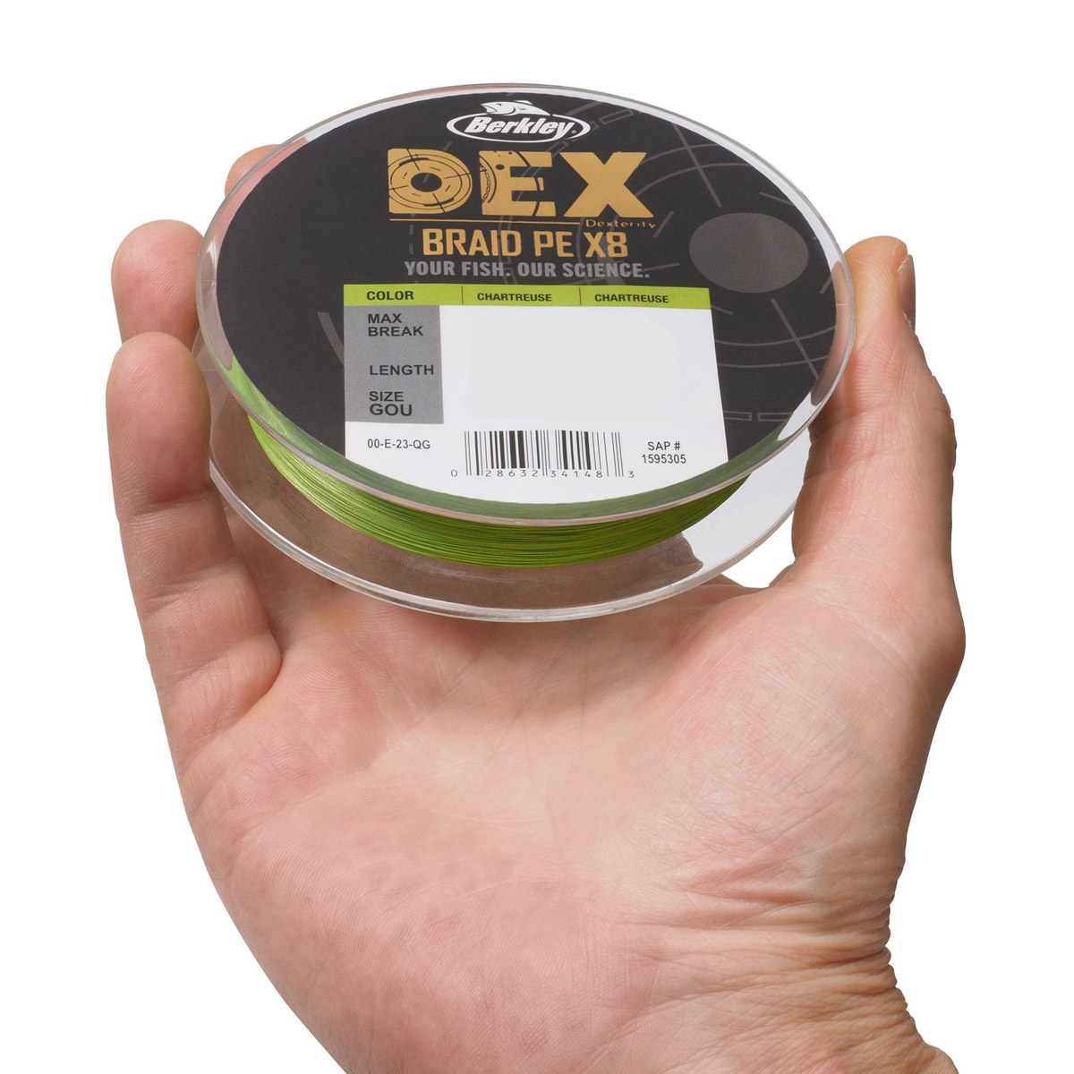 Berkley Dex Braid X8 150 Meter Chartreuse