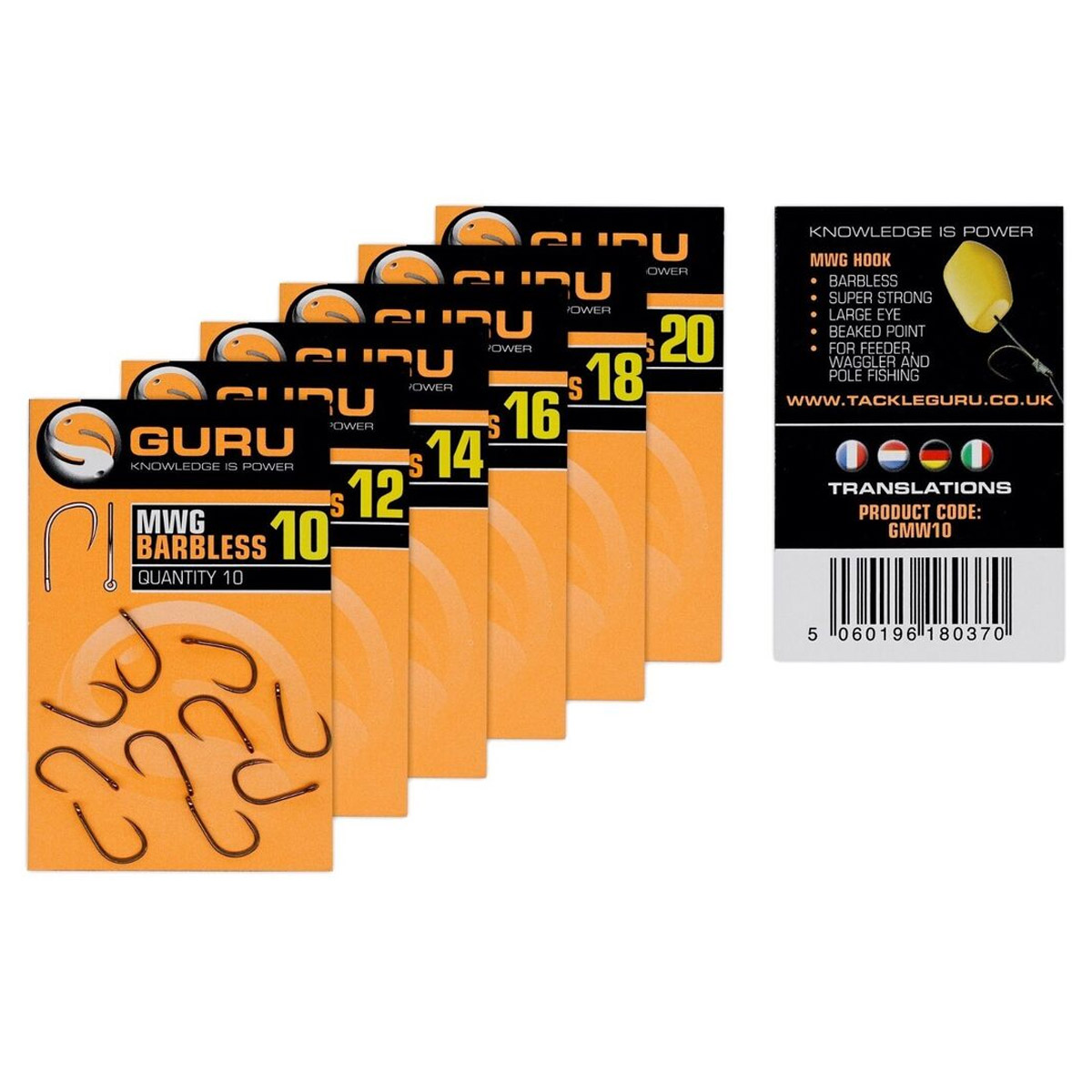 Guru MWG Hooks - Eyed