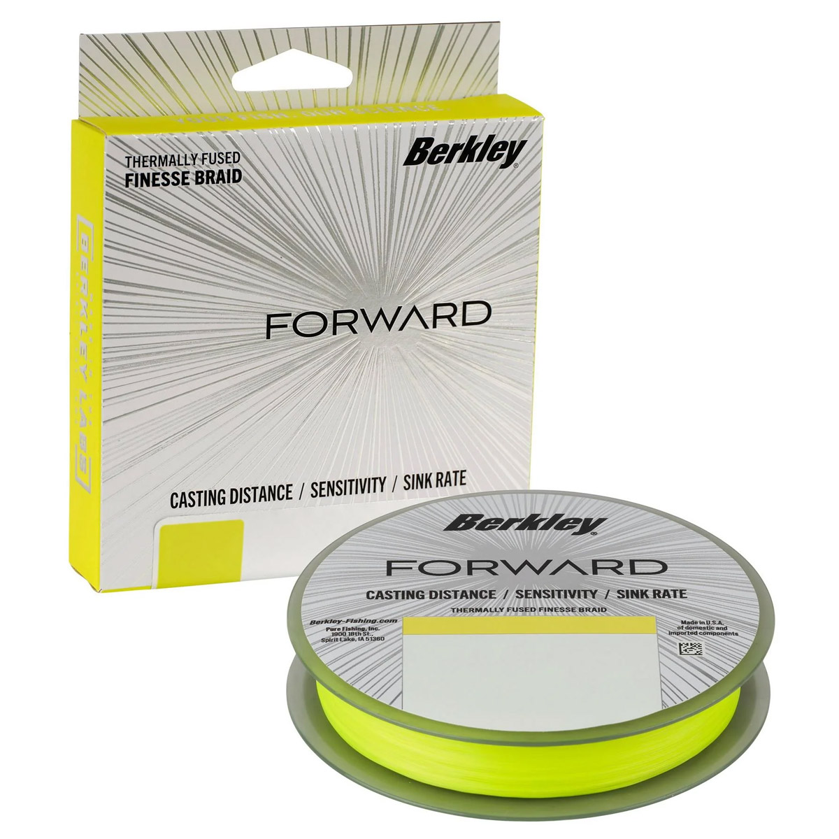 Berkley Forward Braid 150 Meter Flame Green