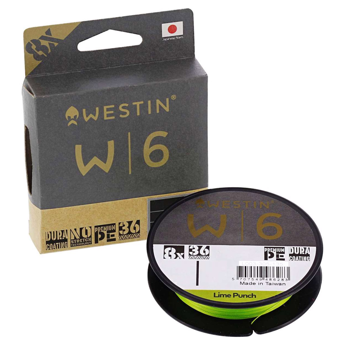 Westin W6 8 Braid 300 M Lime Punch