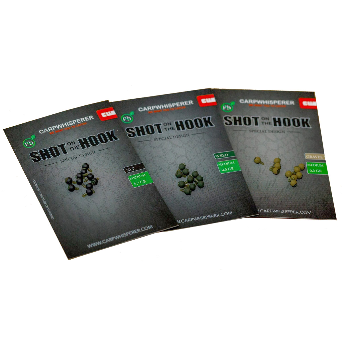 Carp Whisperer - Shot On The Hook - Gravel - 0,3 Gram