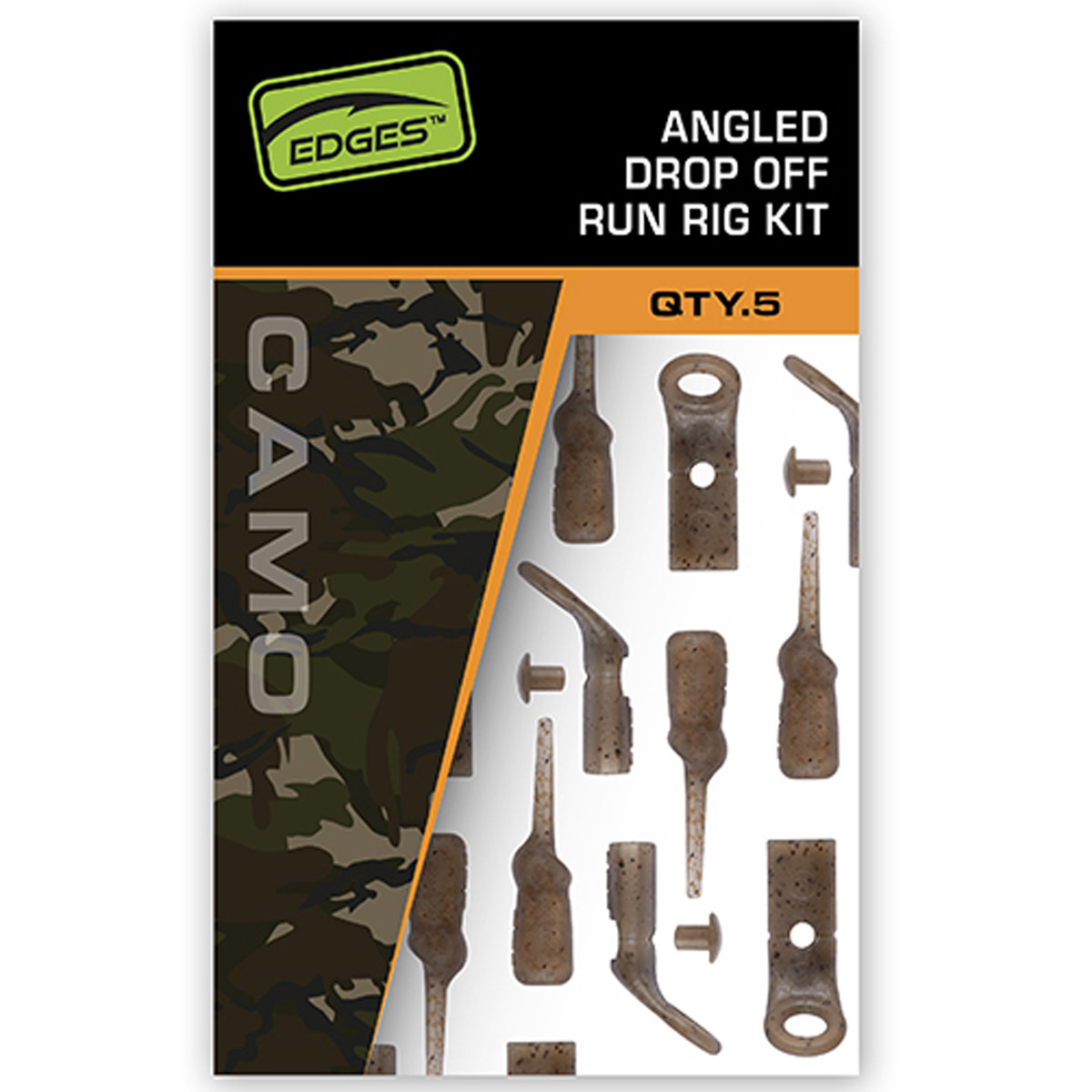 Fox Edges™ Camo Angled Drop Off Run Rig Kit