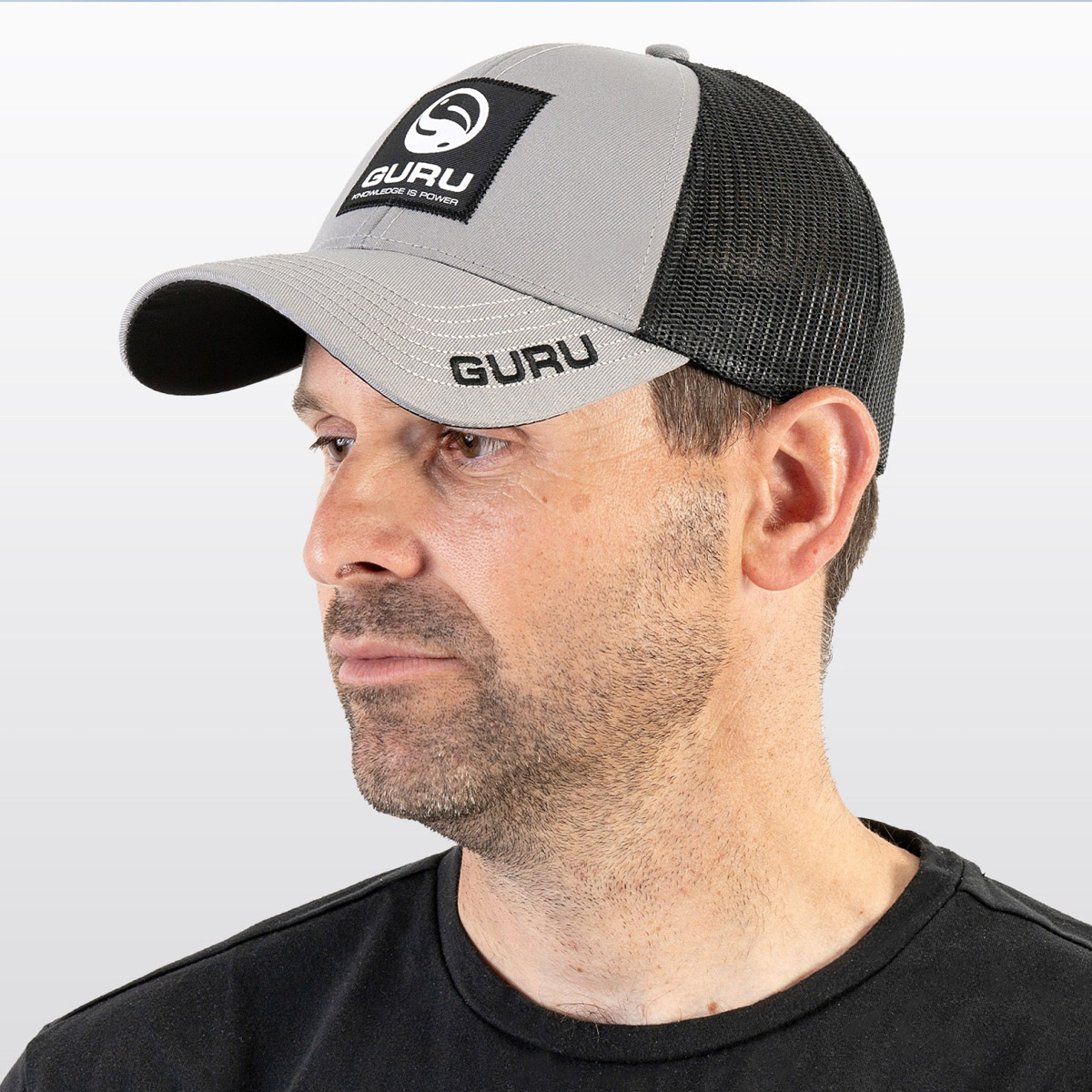 Guru Grey Patch Trucker Cap