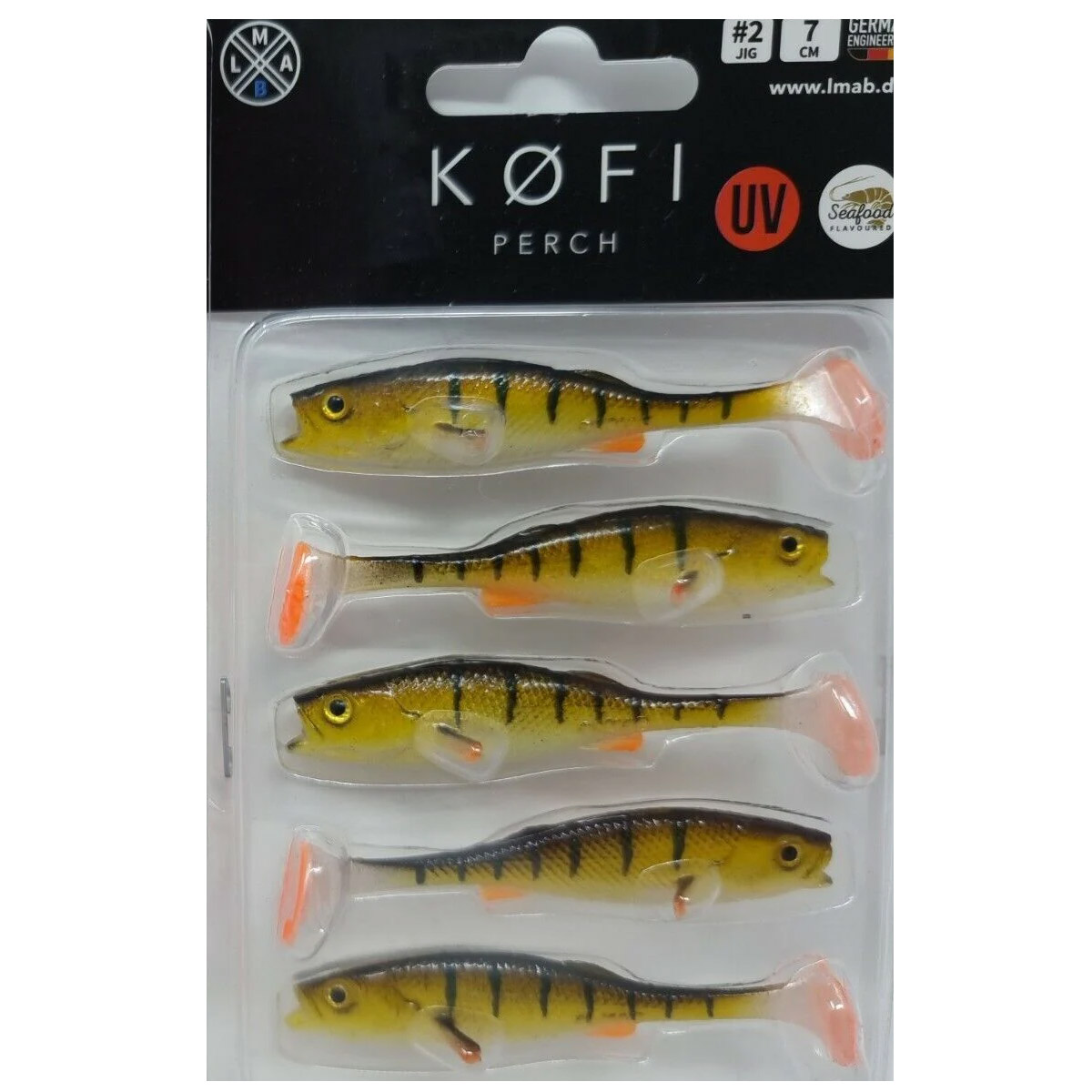 LMAB Kofi Perch Shad 7 CM - Verpakt