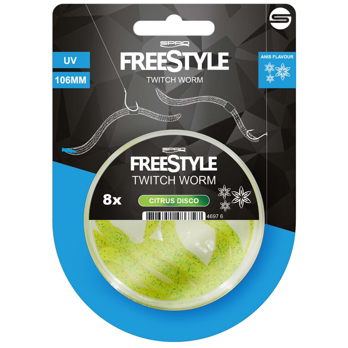 Spro FreeStyle Twitch Worm 10,6 CM