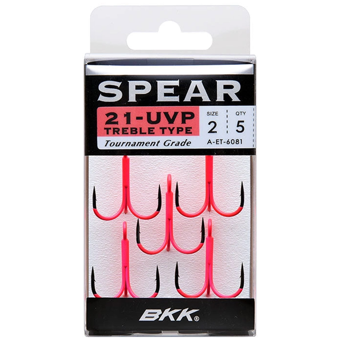 BKK Spear-21 UVP Treble Hooks