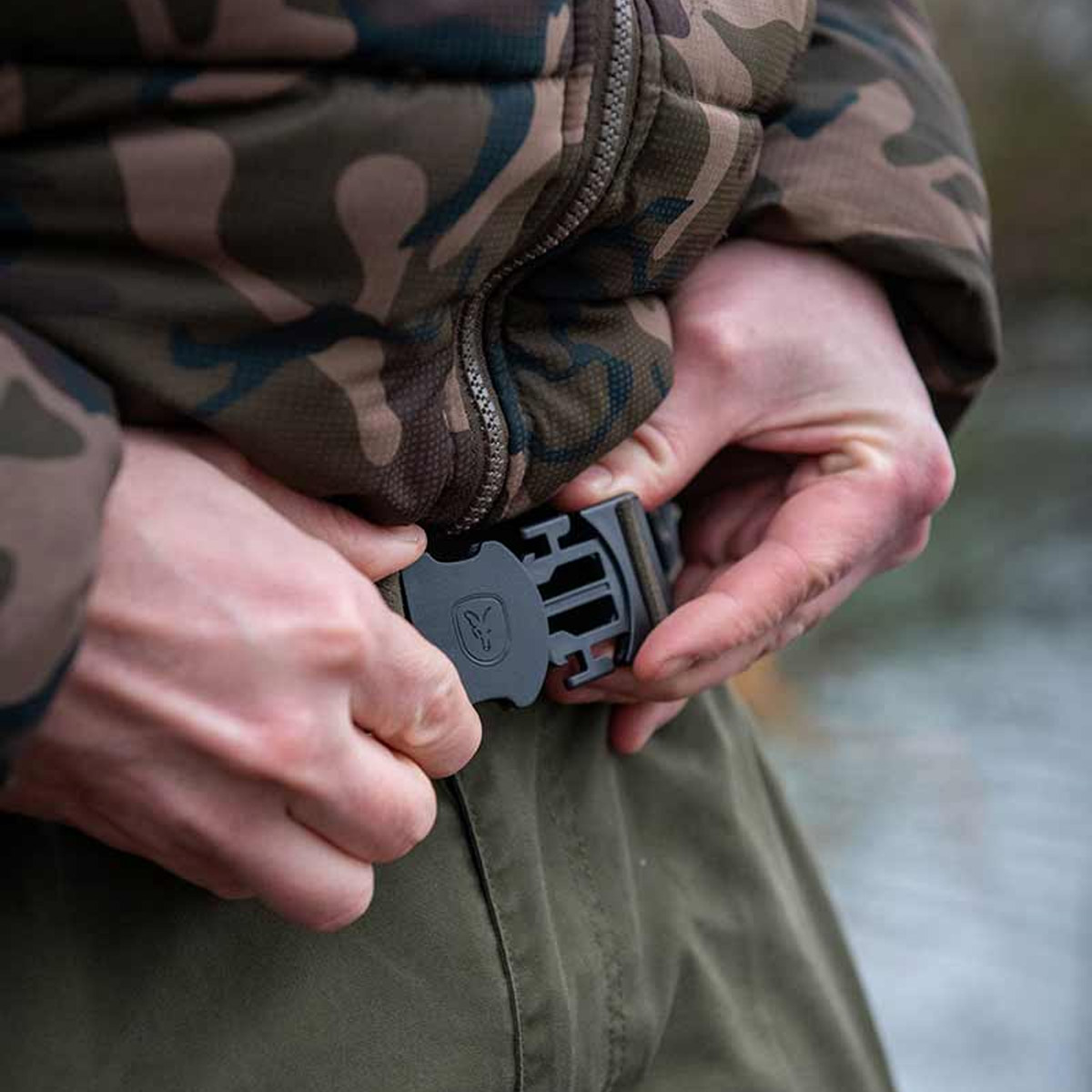 Fox Elasticated Belt Khaki