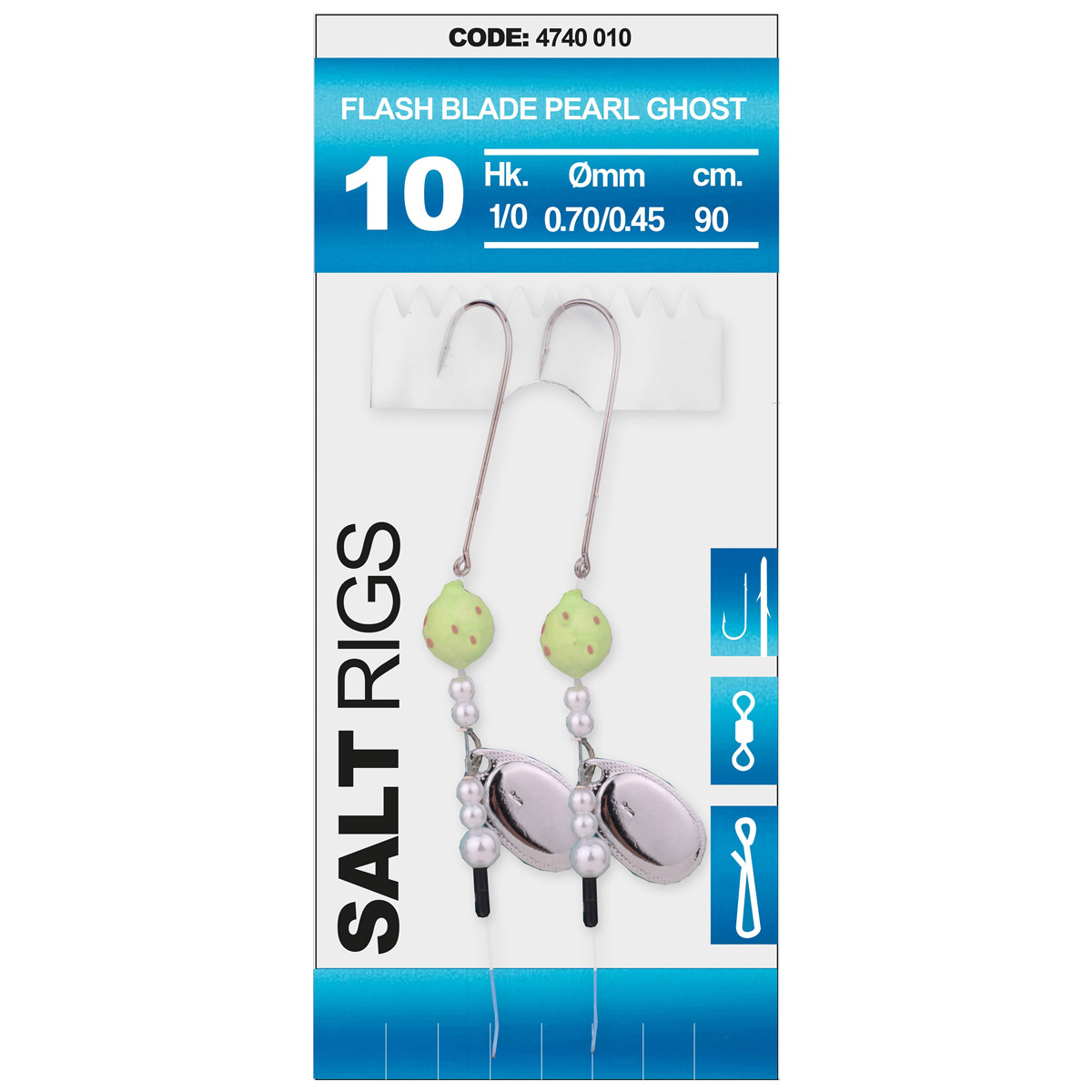 Spro 10 Salt Rig Blade Pearl Ghost