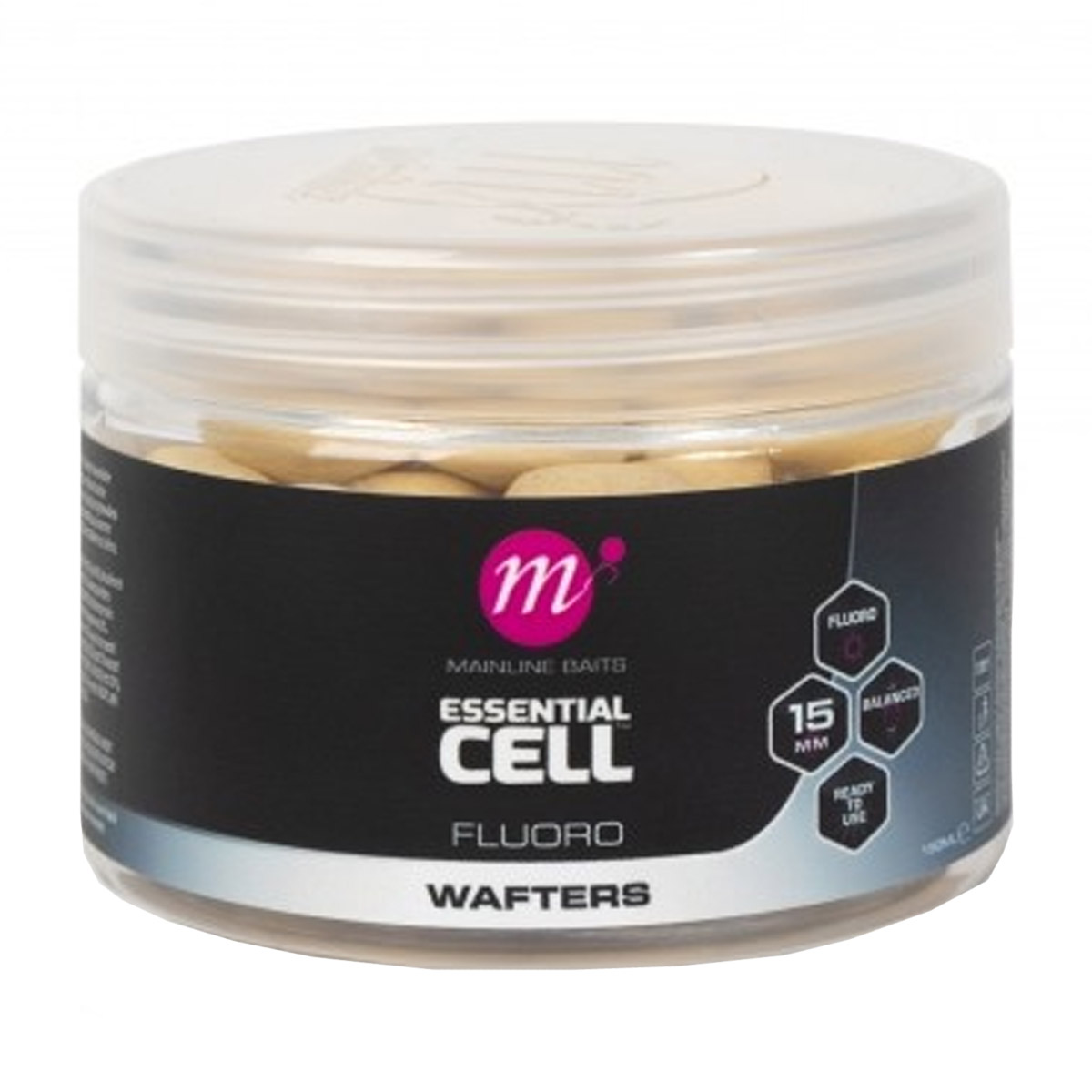 Mainline Fluoro Wafters White 15 MM 