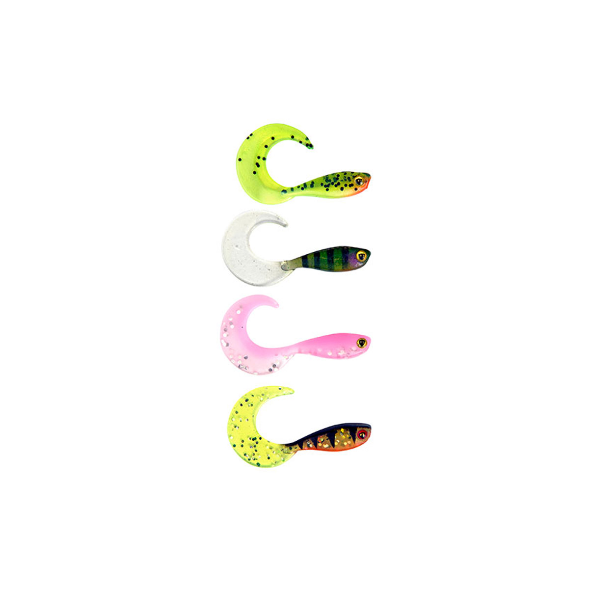 Fox Rage UV Micro grub 4 cm, pack de couleurs assorties