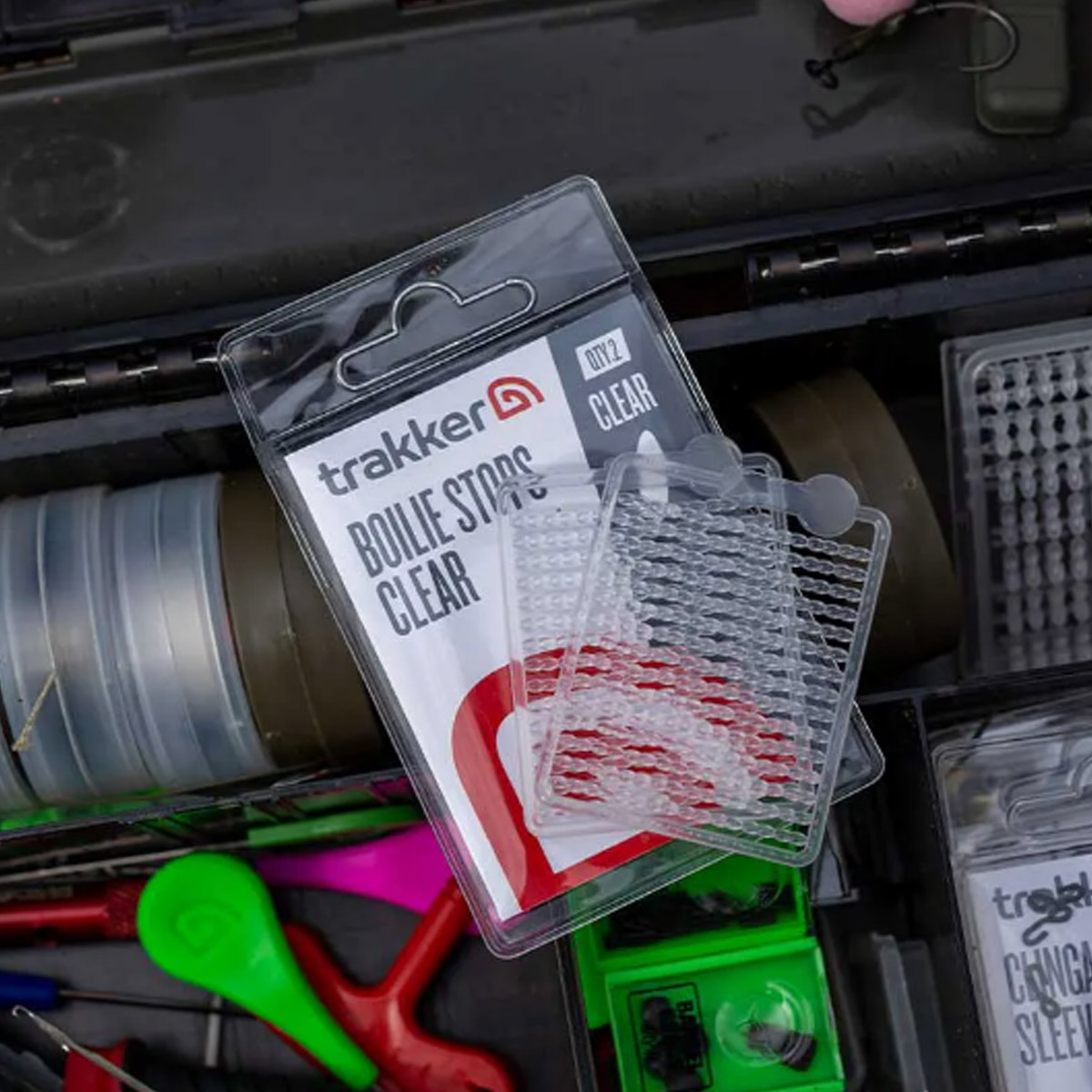 Trakker Boilie Stops Clear