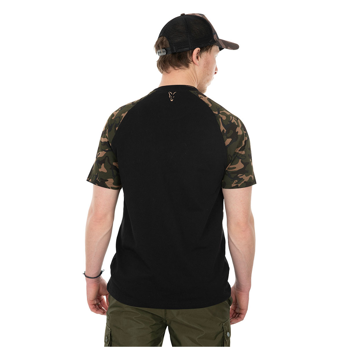 Fox RAGLAN T-SHIRT BLACK/CAMO