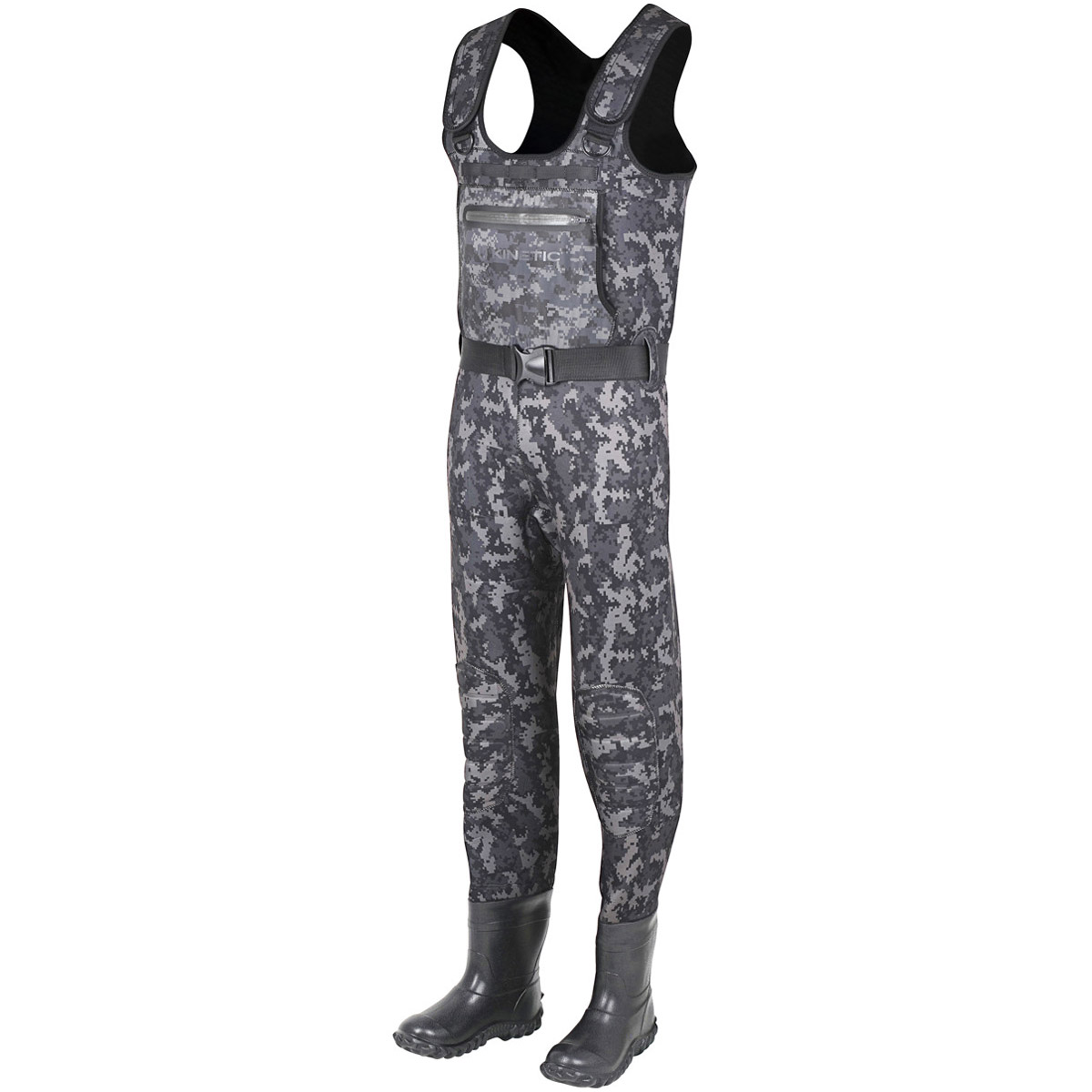 Kinetic Neorush Bootfoot Wader Grey Camo