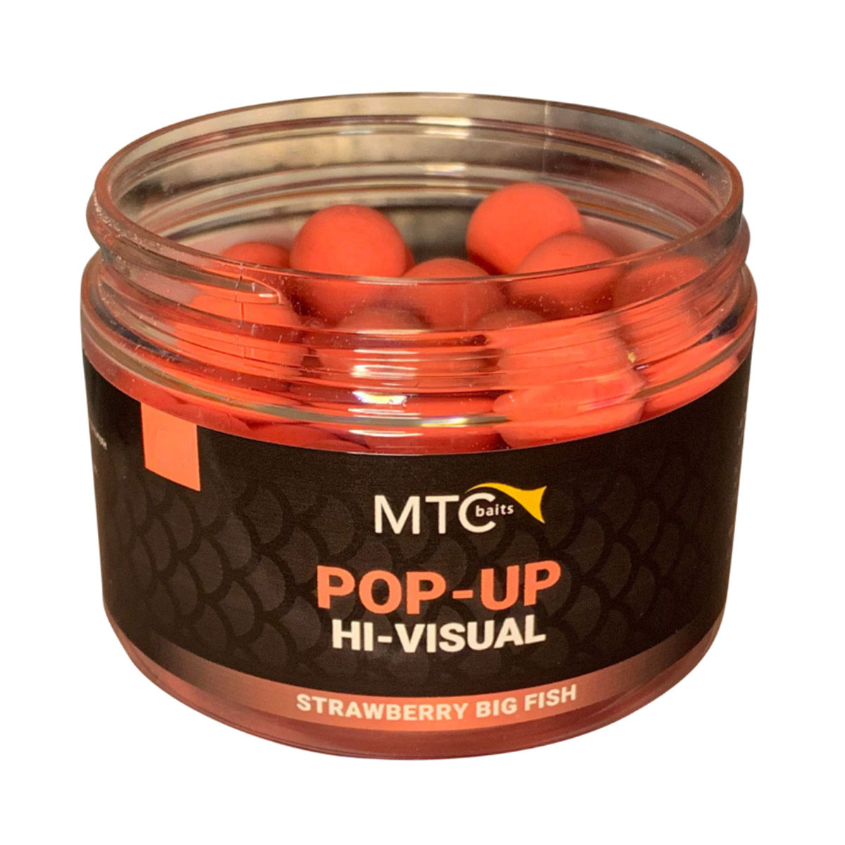 MTC Baits Pop-Up Hi-Visual Strawberry Big Fish 12 MM