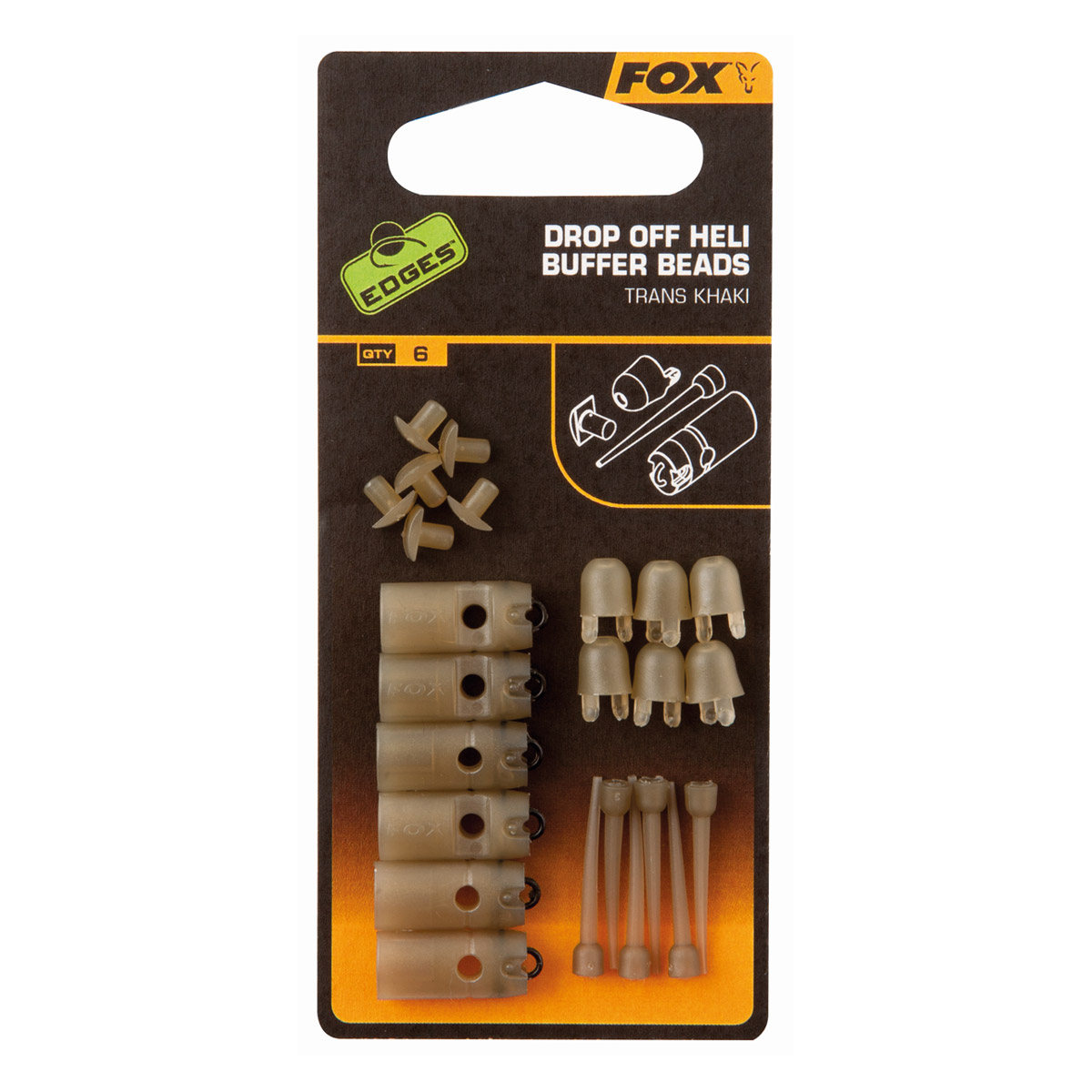 Fox Edges Drop Off Heli Buffer Beads