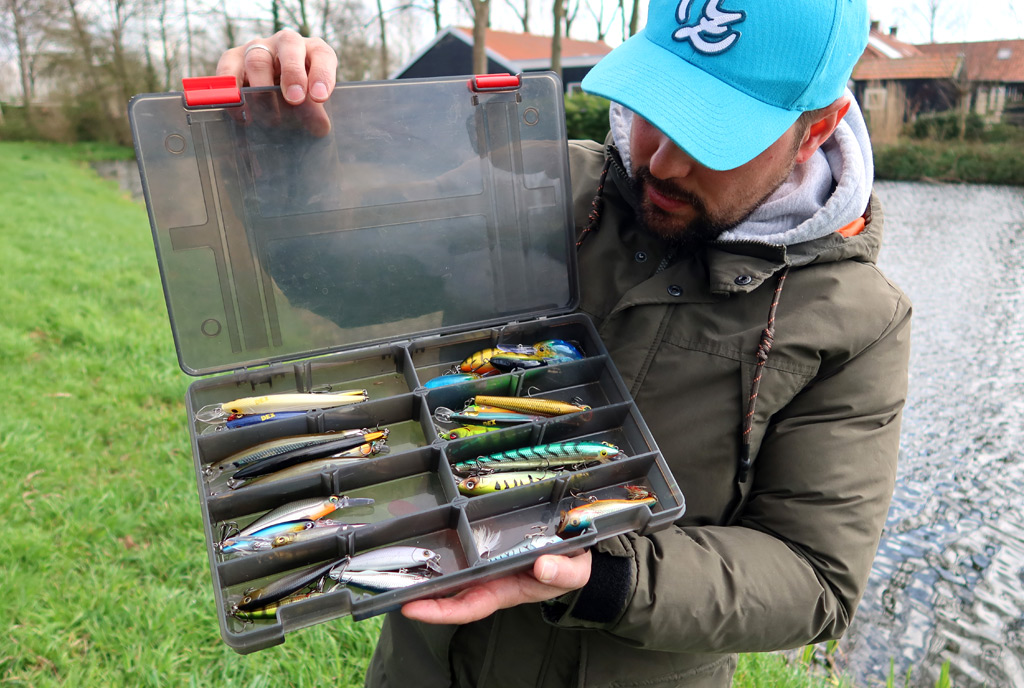 Verschillende soorten en maten twitchbaits.