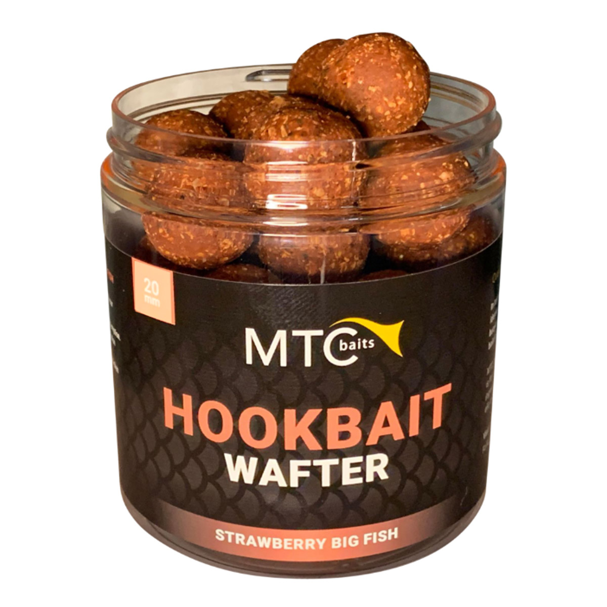 MTC Baits Hookbait Wafter Strawberry Big Fish 16 MM