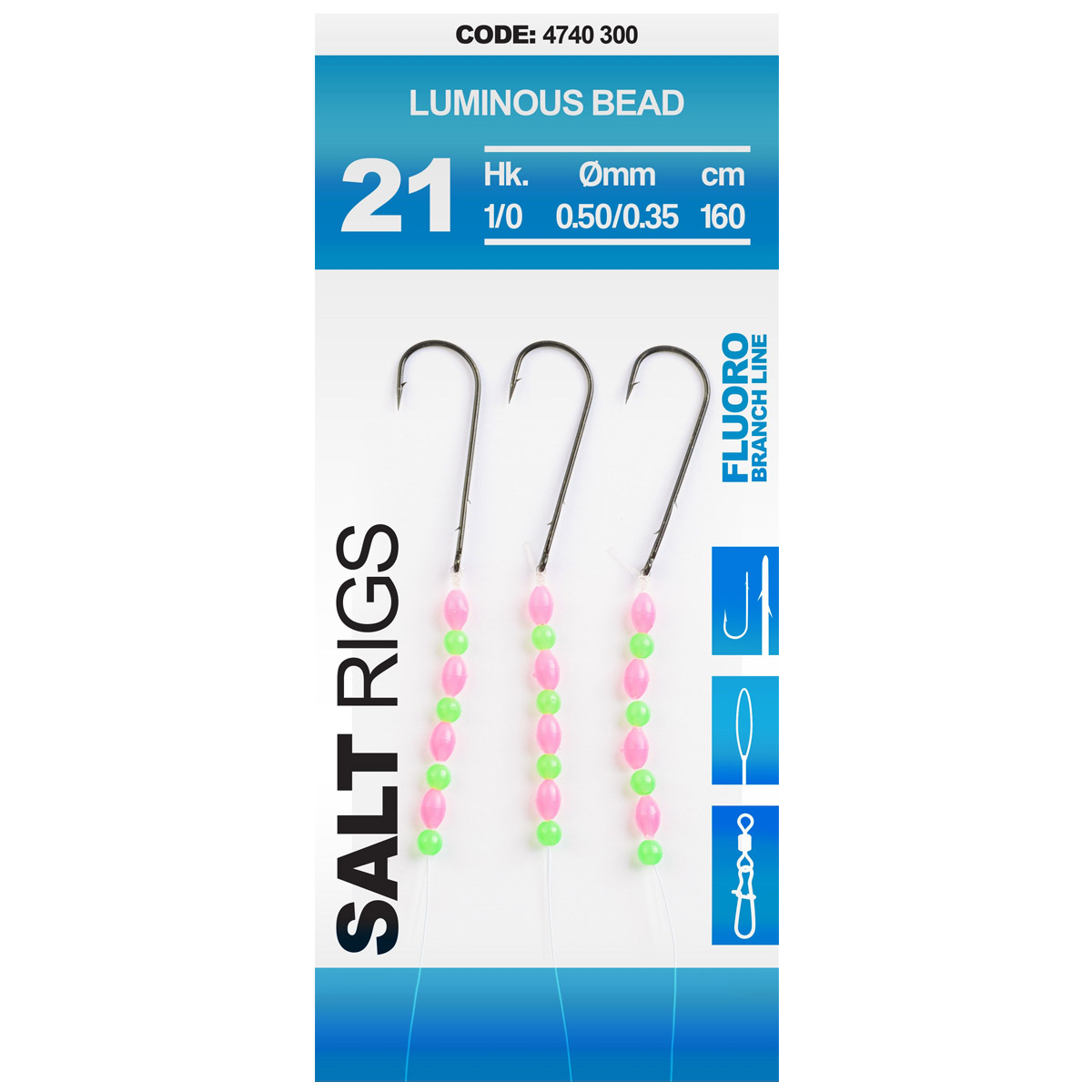 Spro 21 Salt Rig Luminous Bead