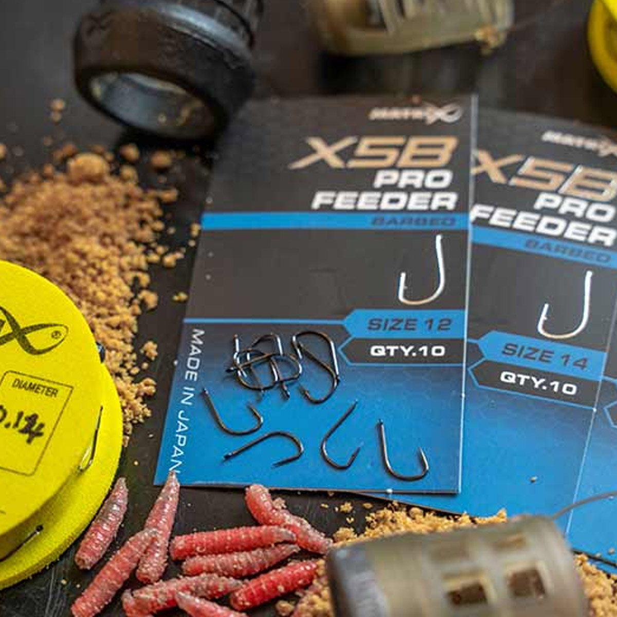 Matrix X5B Pro Feeder Hooks - Barbed Spade